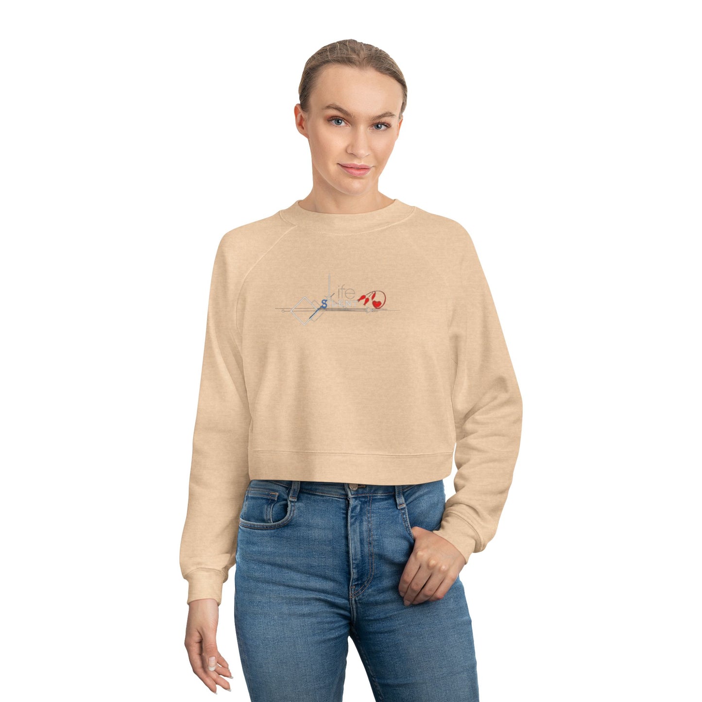 Self Love Sweatshirt | Soft Affirmation Mental Health Apparel Cropped Pullover  Pink Bow "KIND" Graphic