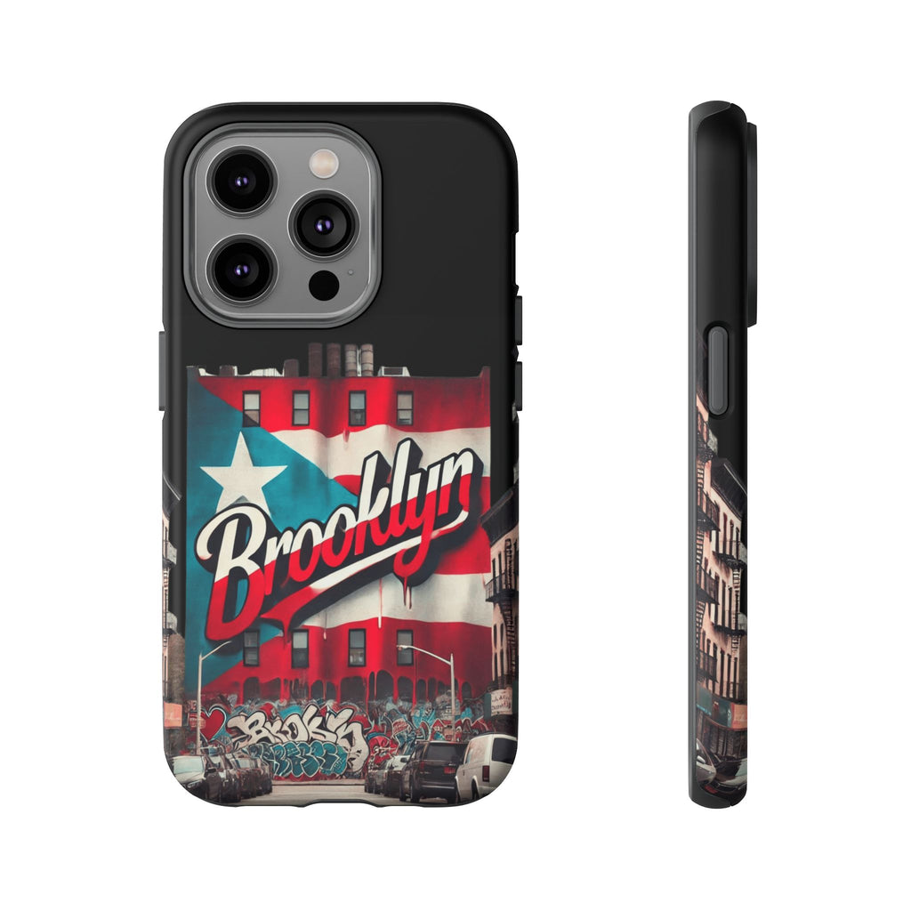 Brooklyn Street Art Phone Case  Urban Graffiti Protective Cover