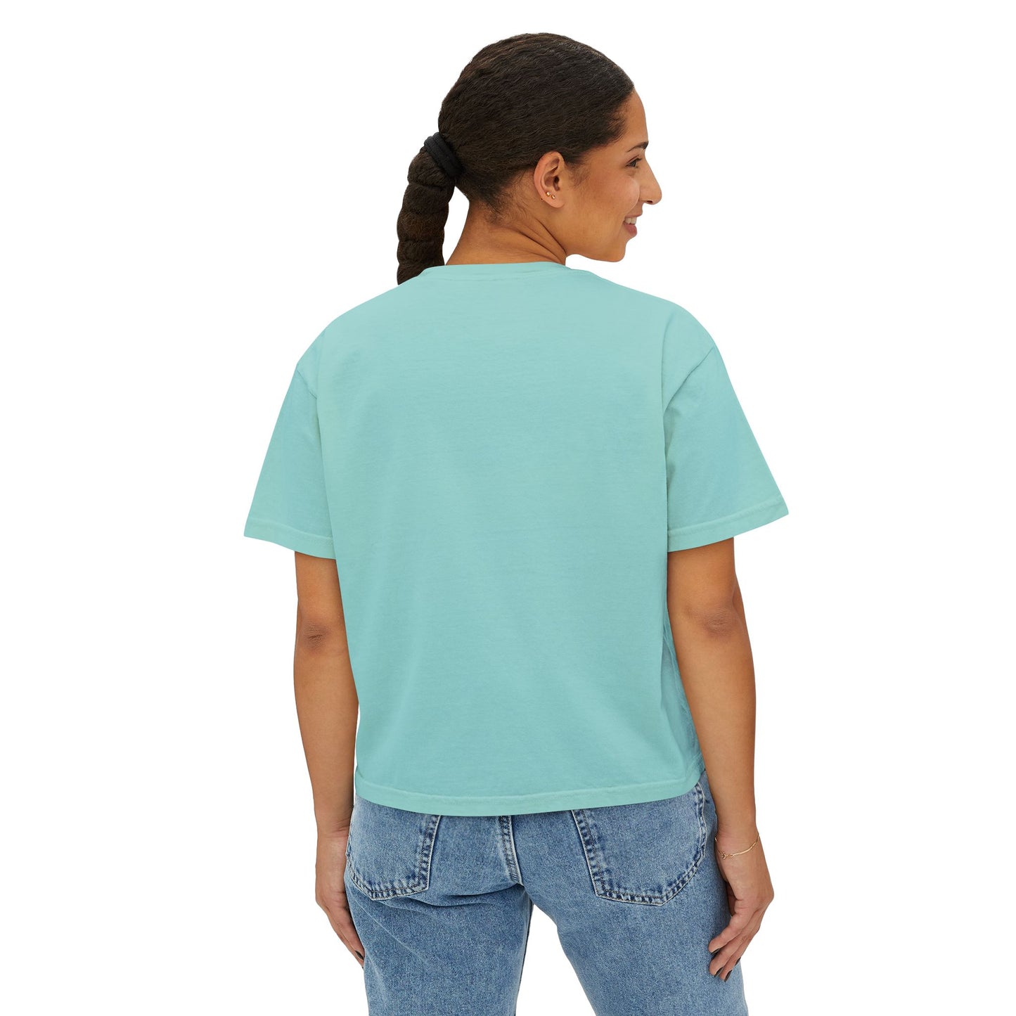 Edgy Vintage Women's Boxy Tee - Retro Graphic Tee, Casual Chic Top, Perfect Gift for Her, Streetwear Style, Iconic Vintage Fashion