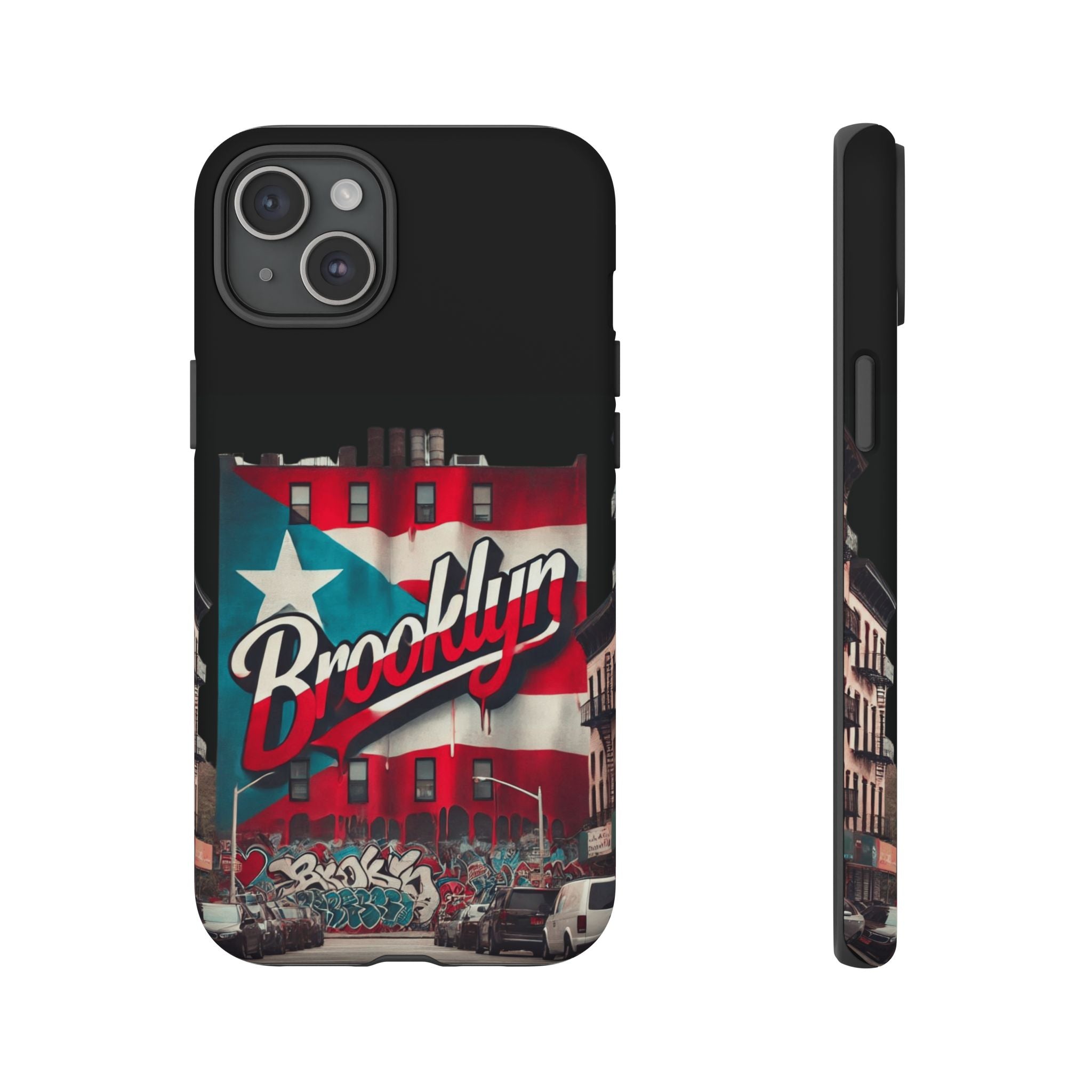 Brooklyn Street Art Phone Case  Urban Graffiti Protective Cover