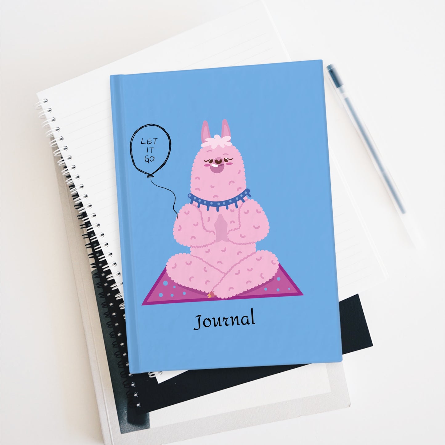 📓 A Safe Place for Your Soul to Speak, Meditation Journal, Cute Animal Diary, Gift for Yoga Lovers, Self-Care