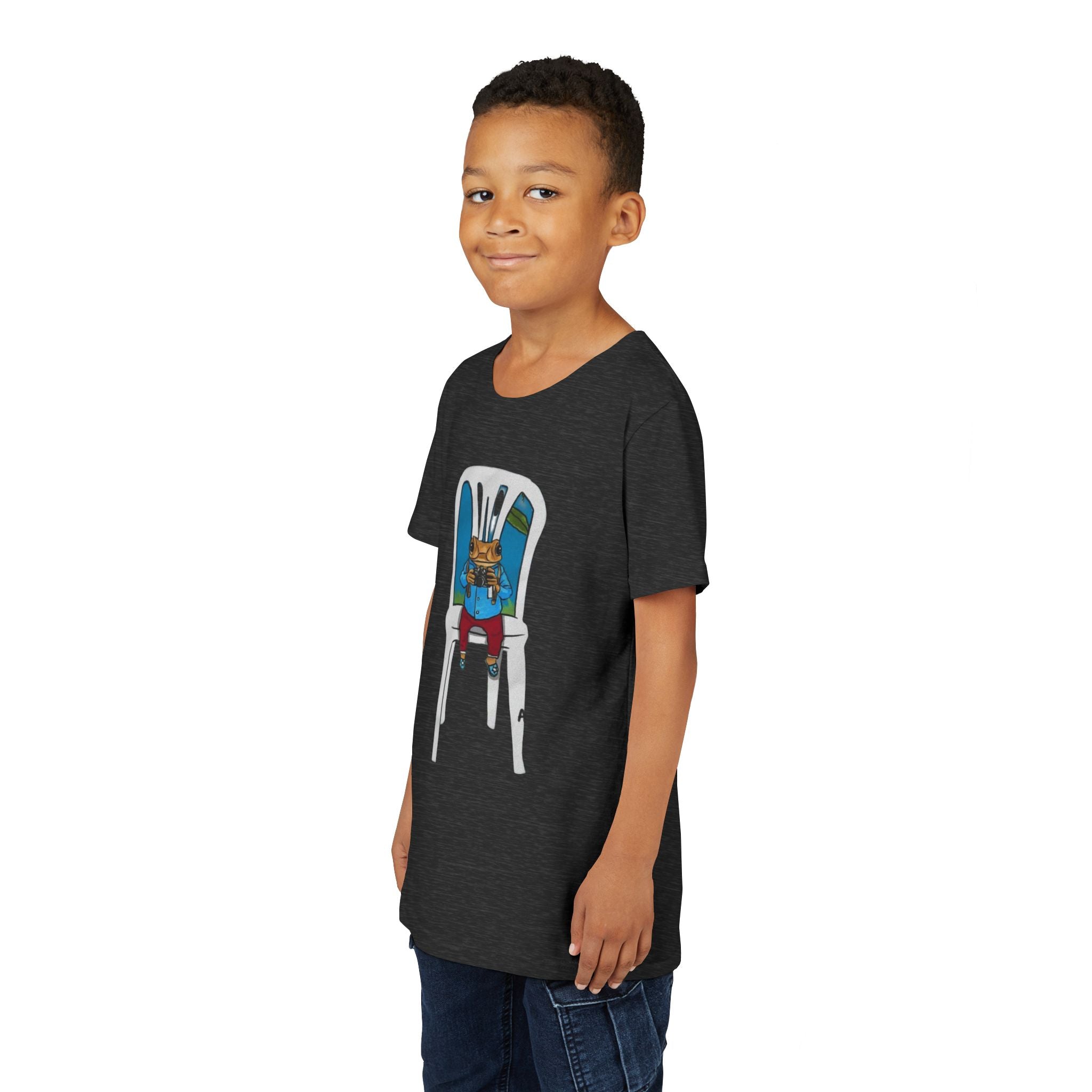 Kids Concho on a High Chair T-Shirt Cute Baby Rabbit Feeding Tee kids PUERTO RICO CHRISTMAS T-SHIRT