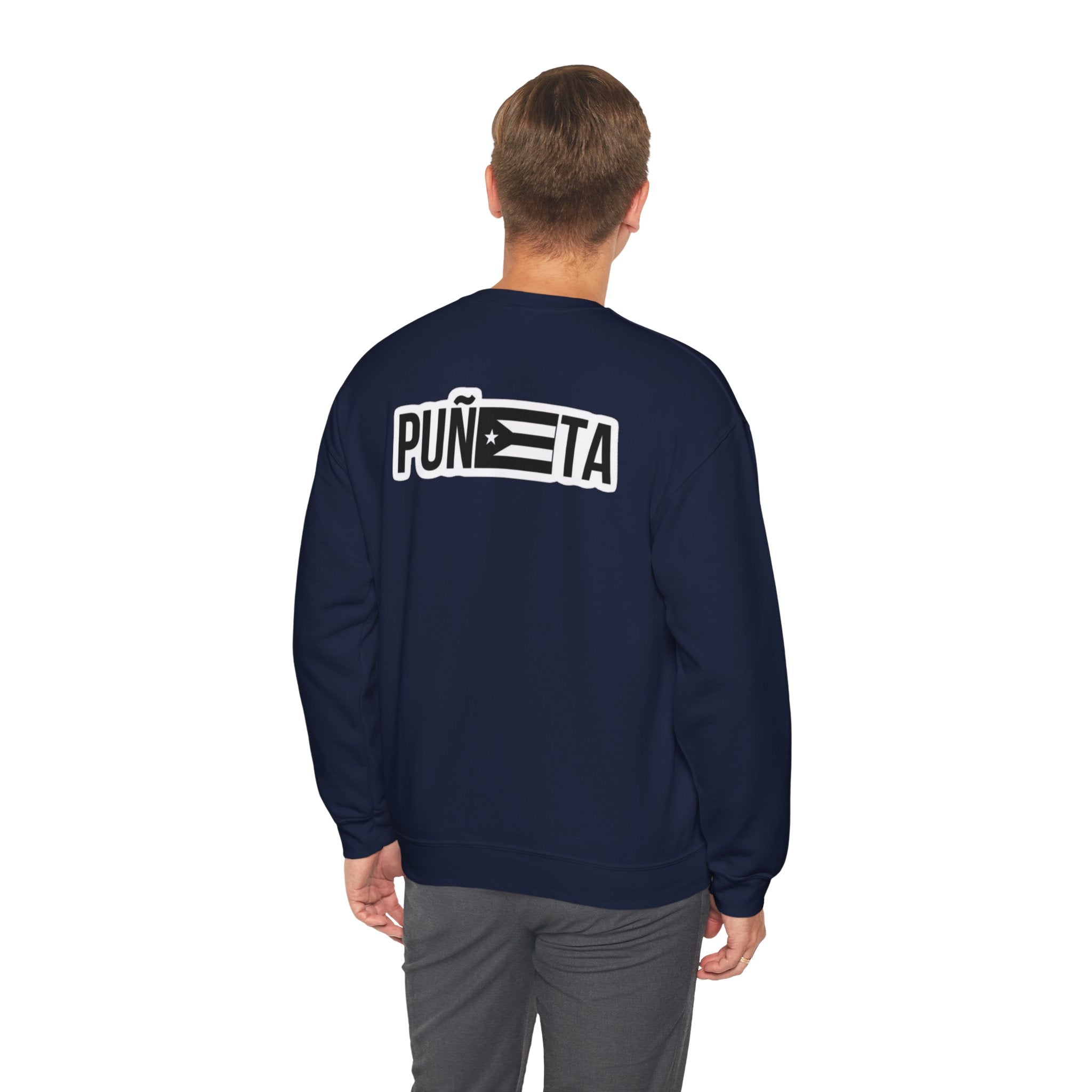 Puñeta Sweatshirt  Puerto Rican Flag Graphic Crewneck