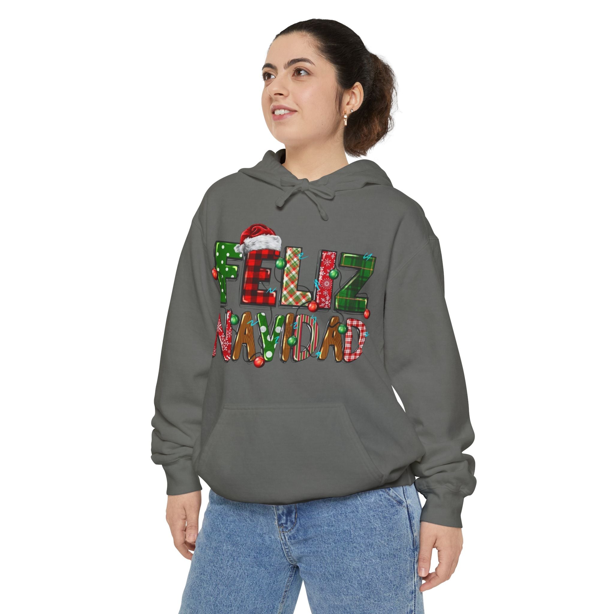 Feliz Navidad Holiday Hoodie  Festive Christmas Hoodie