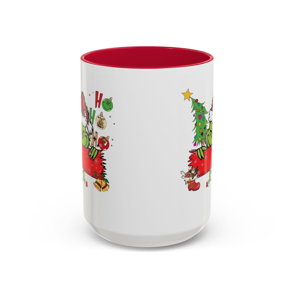 Christmas Grinch Mug (11oz & 15oz)  Funny Holiday Coffee Cup with Grinch Illustration Christmas Mugs Collection!