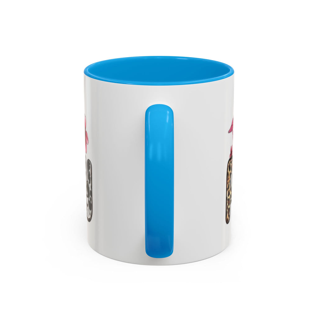 Pharmacy Nurse Coffee Mug — Cute Leopard & Teal Medical Design (11oz/15oz)Christmas mug for all healthcare heroes