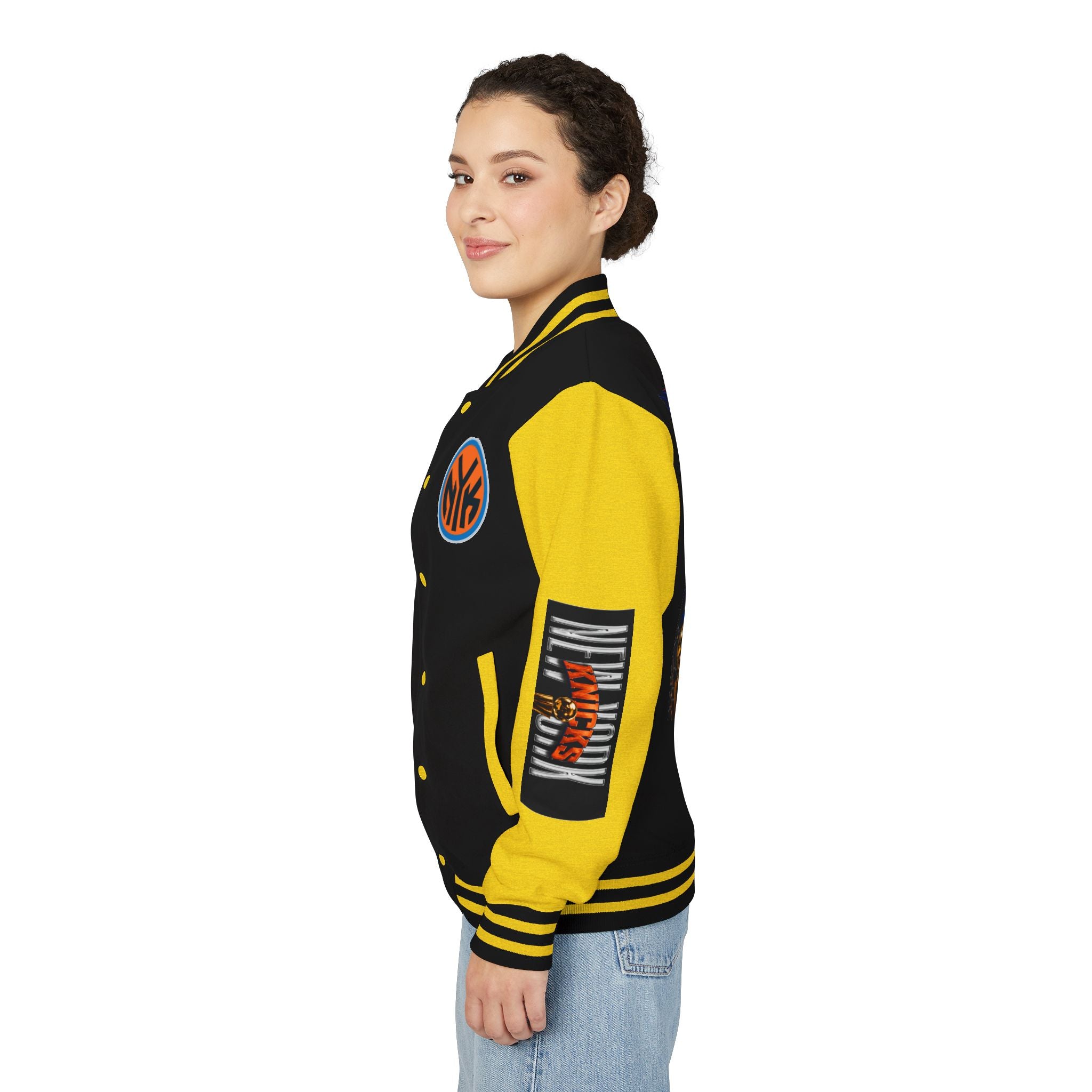Basketball-Inspired Letterman Jacket — Men's Retro Varsity Sports Jacket Jose AlvarTribute Varsity Jacket