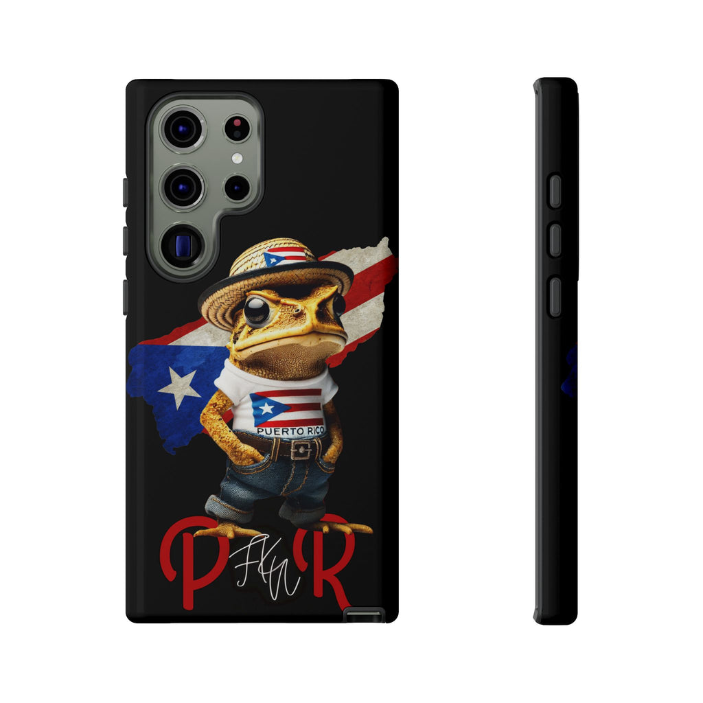 Puerto Rican Frog Tough Phone Case  Puerto Rico Flag Patriotic Protective Case