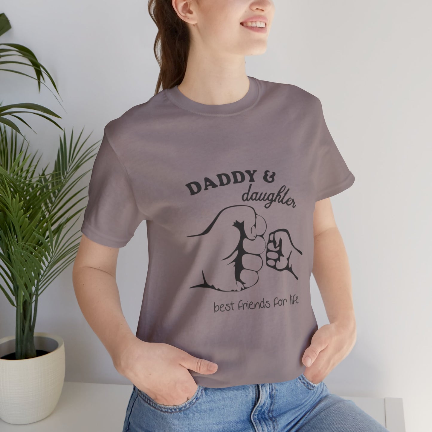 Daddy Daughter Best Friends Unisex Tee Fathers Day Gift, Family Matching Shirts, Kids & Dad Tee, Cute Parenting Apparel