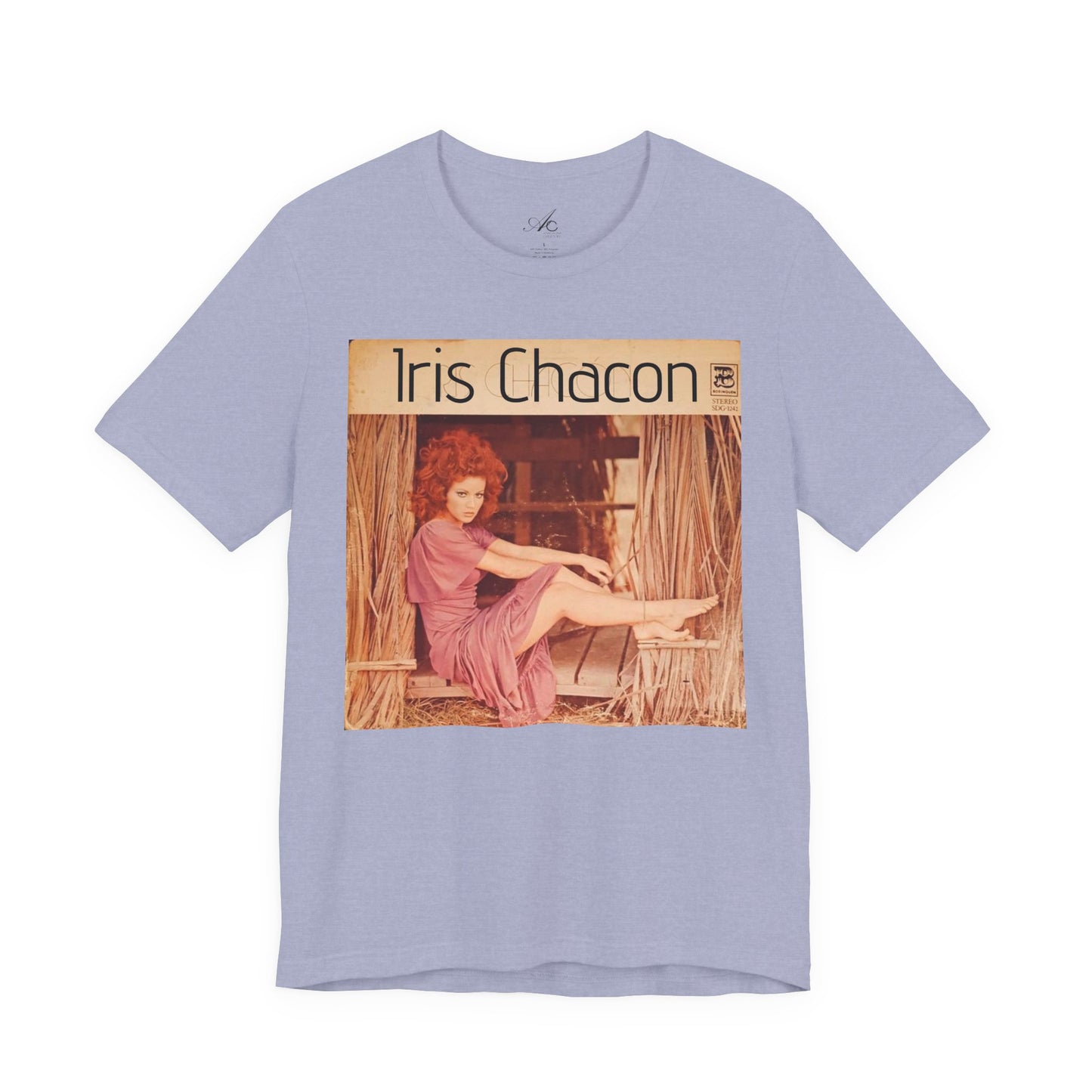 Retro Iris Chacon Unisex Tee, Vintage Music Shirt, Bohemian T-Shirt, Gift for Her, 90s Style Top