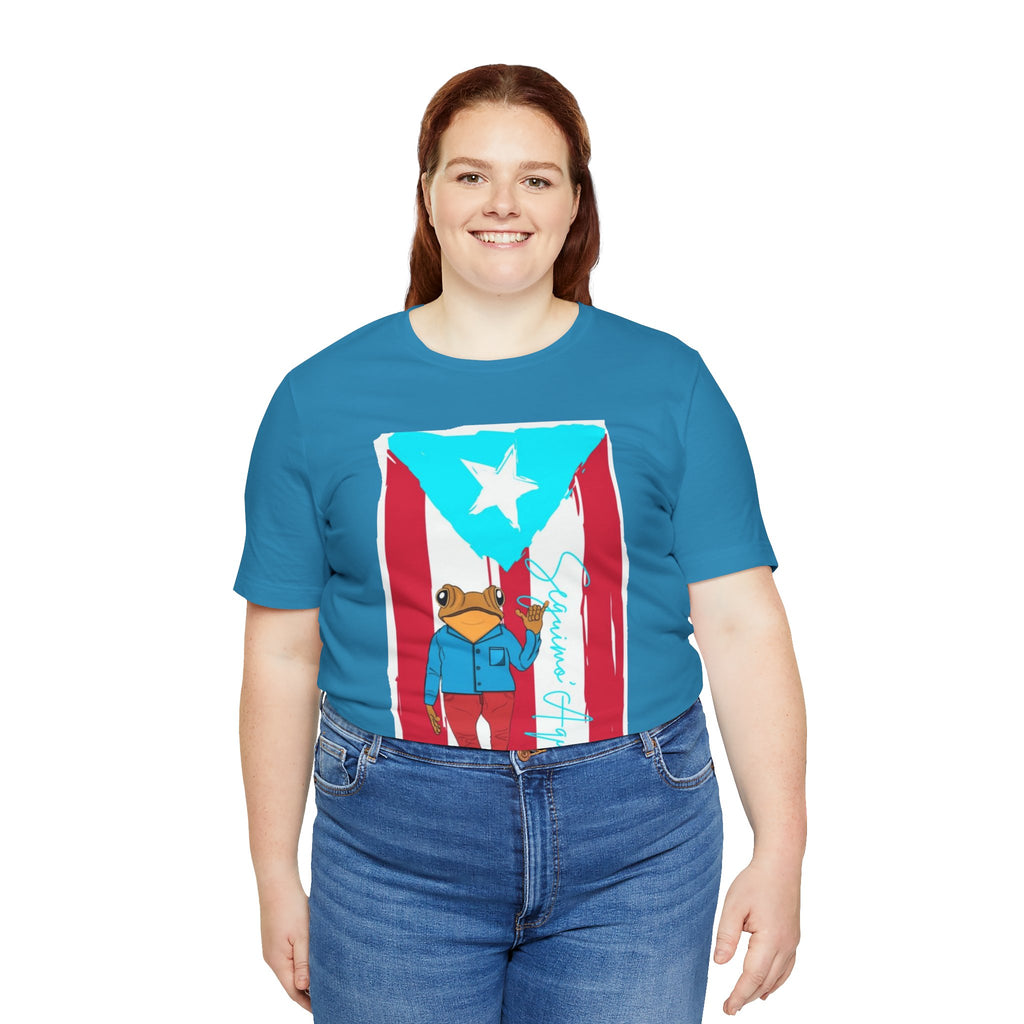 Puerto Rican Coqui Flag T‑Shirt  Boricua Pride Tee