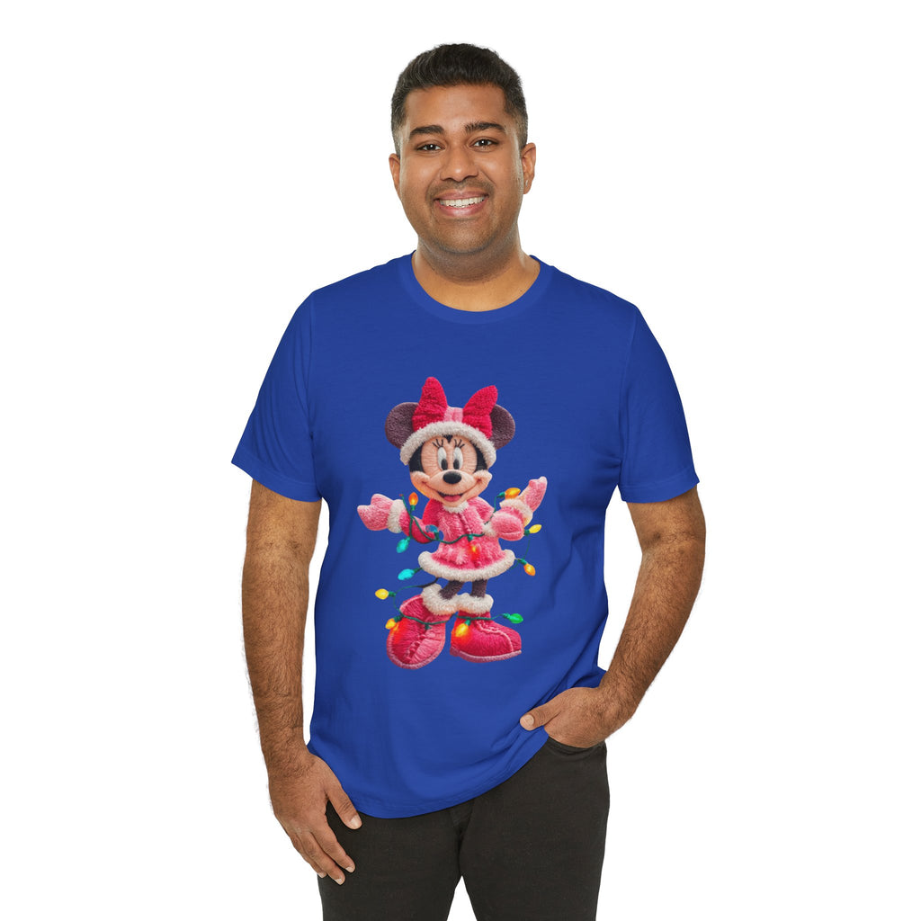 Minnie Mouse Holiday Lights T-Shirt Festive Holiday Designs
