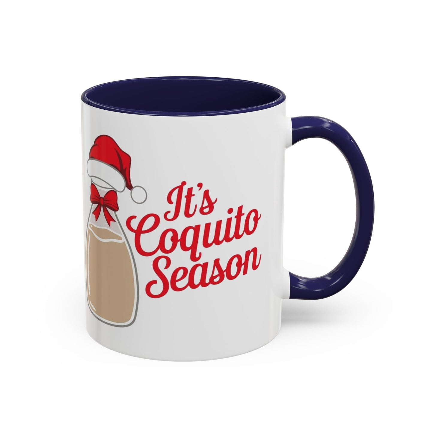 Herencia de Puerto Rico Mug Coquito Season Accent Mug Festive Holiday Coffee Cup