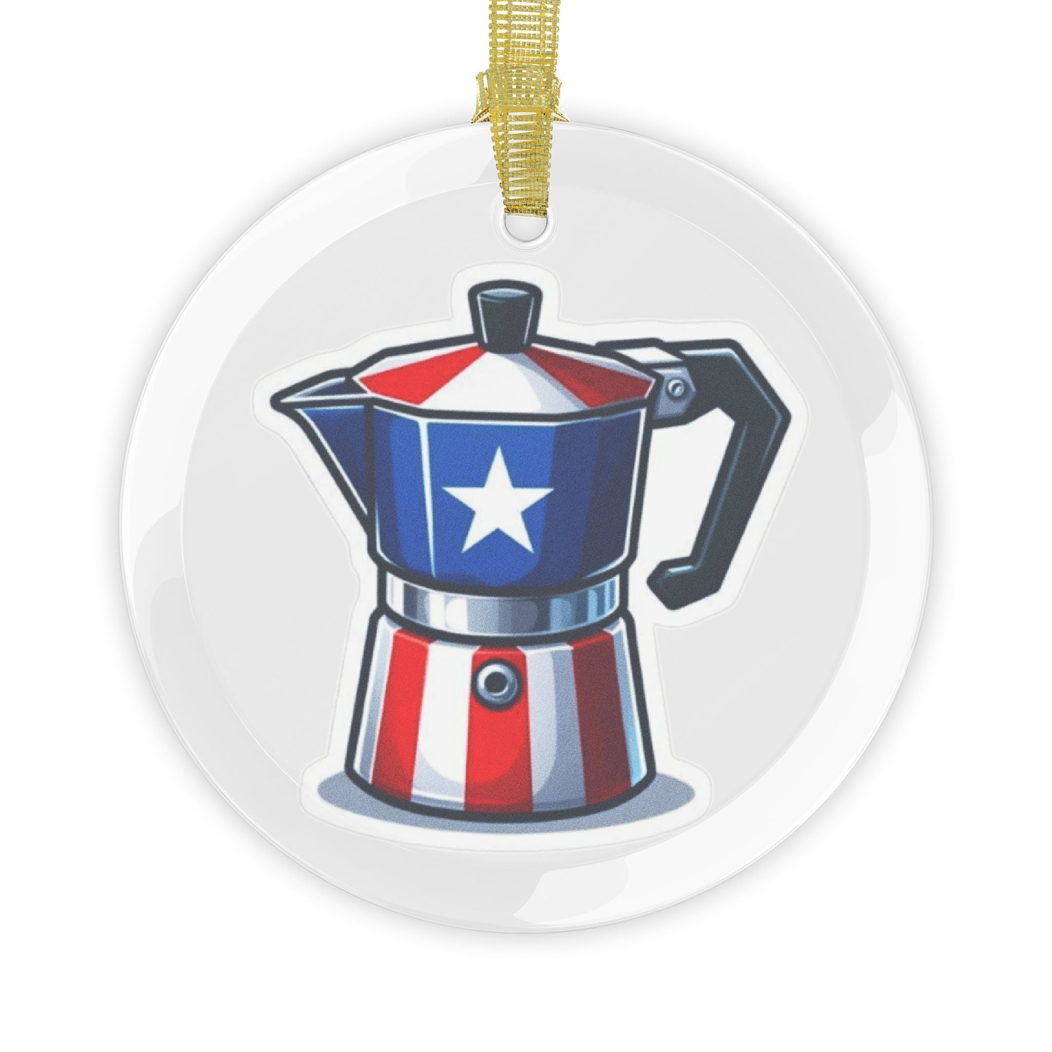 Glass Ornaments Puerto Rico always shines bright Celebrate Navidad Boricua