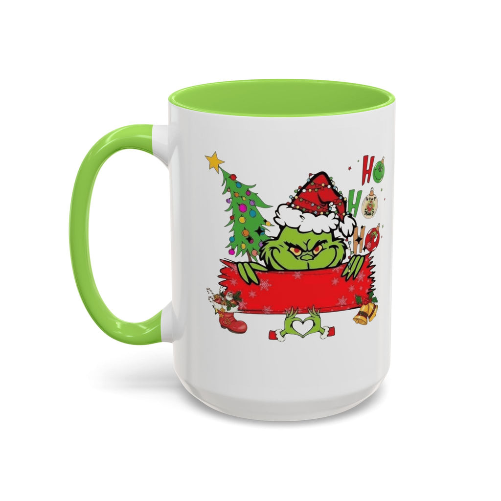 Christmas Grinch Mug (11oz & 15oz)  Funny Holiday Coffee Cup with Grinch Illustration Christmas Mugs Collection!