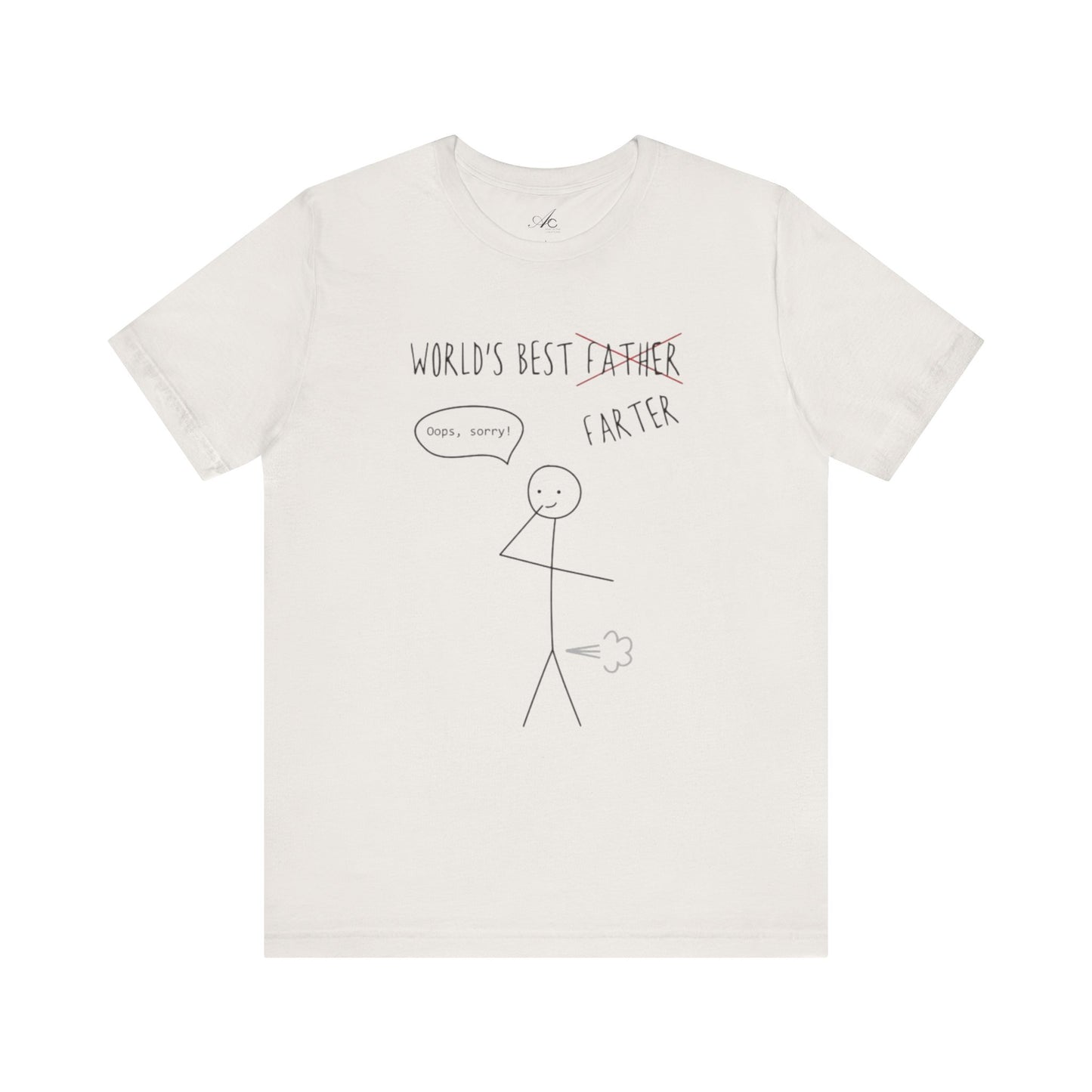 Funny Unisex T-Shirt for Dad, World's Best Farter Tee, Best Dad Ever Shirt, Gift for Father's Day, Dad Humor Apparel