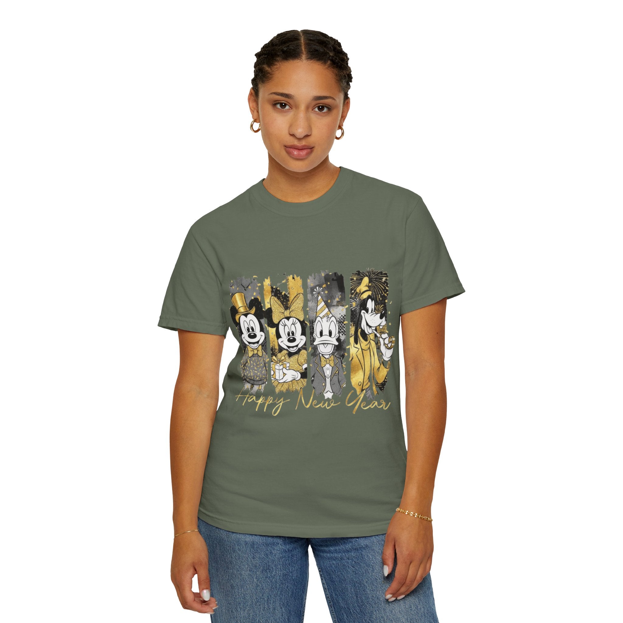 New Year Mickey & Friends T-Shirt  'Happy New Year' Graphic Tee