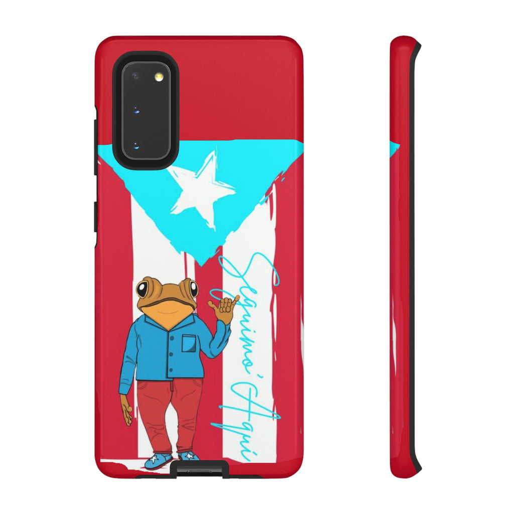Puerto Rican Flag Frog Design ("Señorita Hops")Phone Case Isla del Encanto Phone Case – Puerto Rican Style