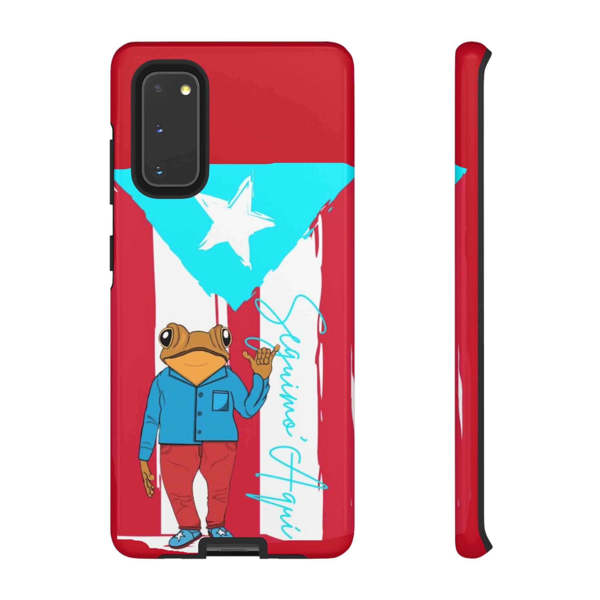 Puerto Rican Flag Frog Design ("Señorita Hops")Phone Case Isla del Encanto Phone Case – Puerto Rican Style