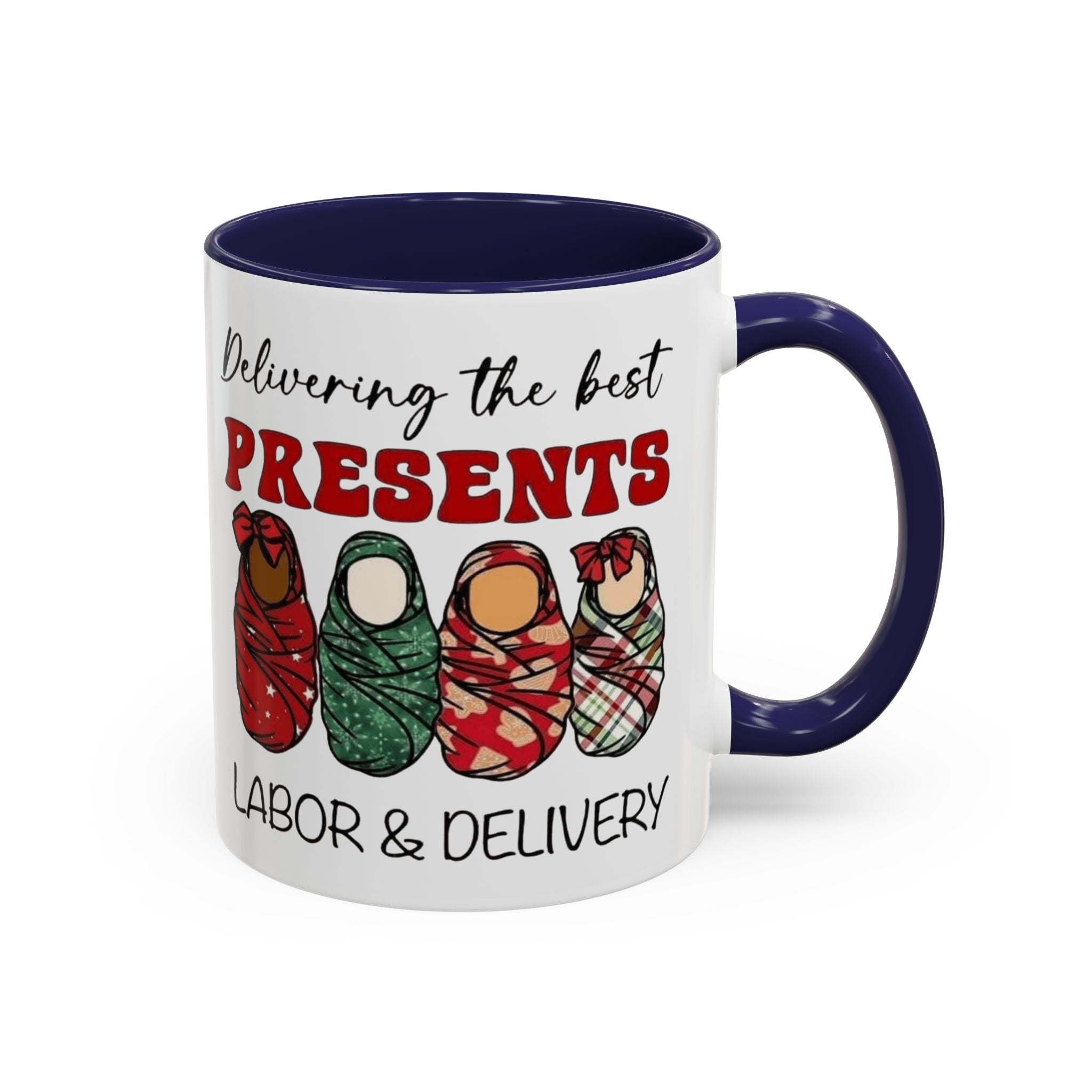 Christmas Presents Delivery Coffee Mug — "Delivering the Best Presents" Accent Mug Medical Christmas Mug,