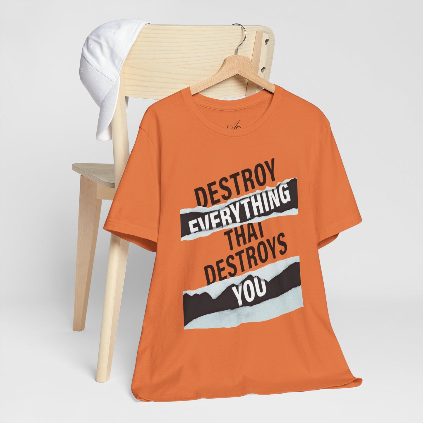 Destroy Everything That Destroys You T-Shirt  Bold Typographic Graphic Tee