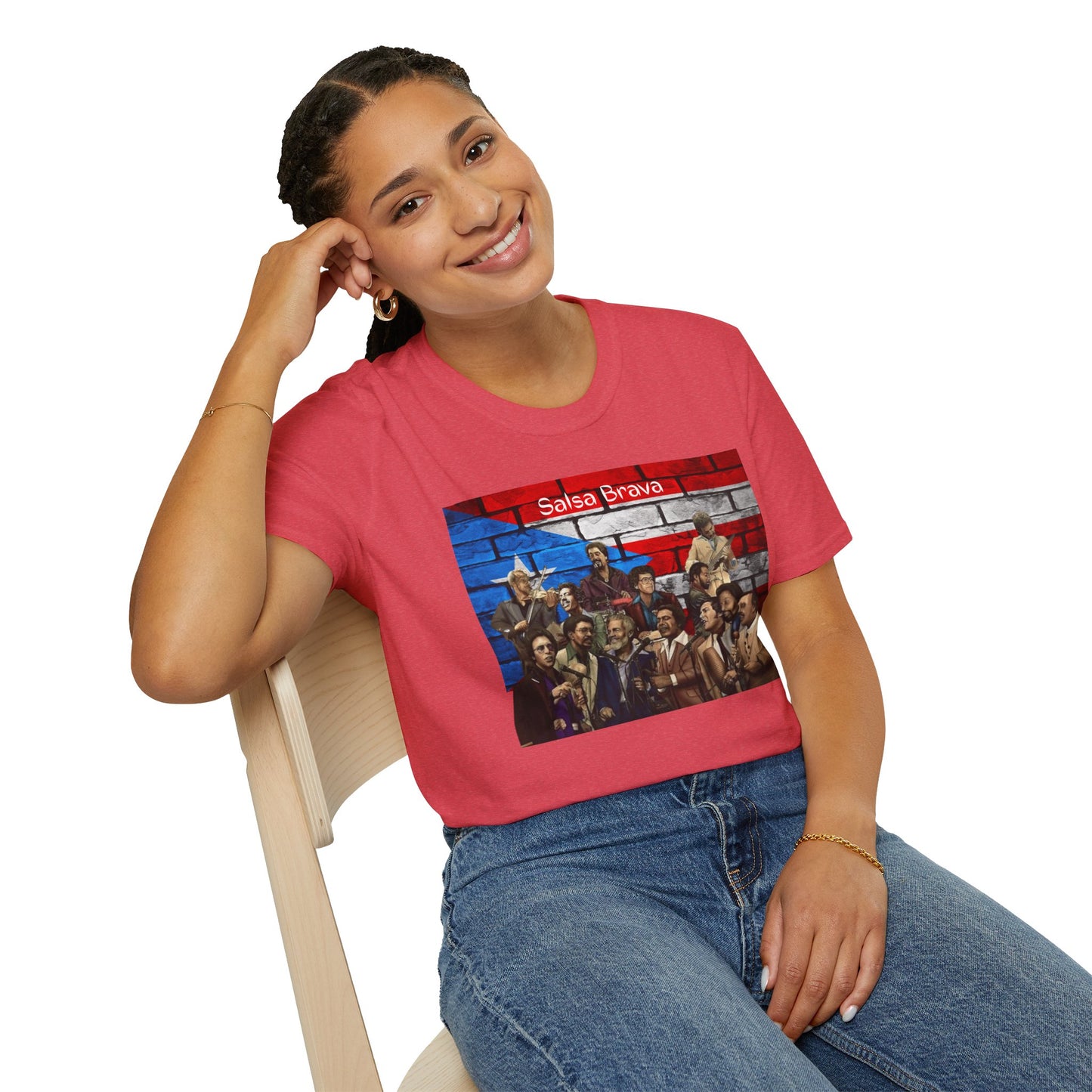 Salsa Brava Unisex T-Shirt, Fun Graphic Tee, Music Lovers Gift, Casual Wear, Party Shirt, Cultural Celebration Fashion