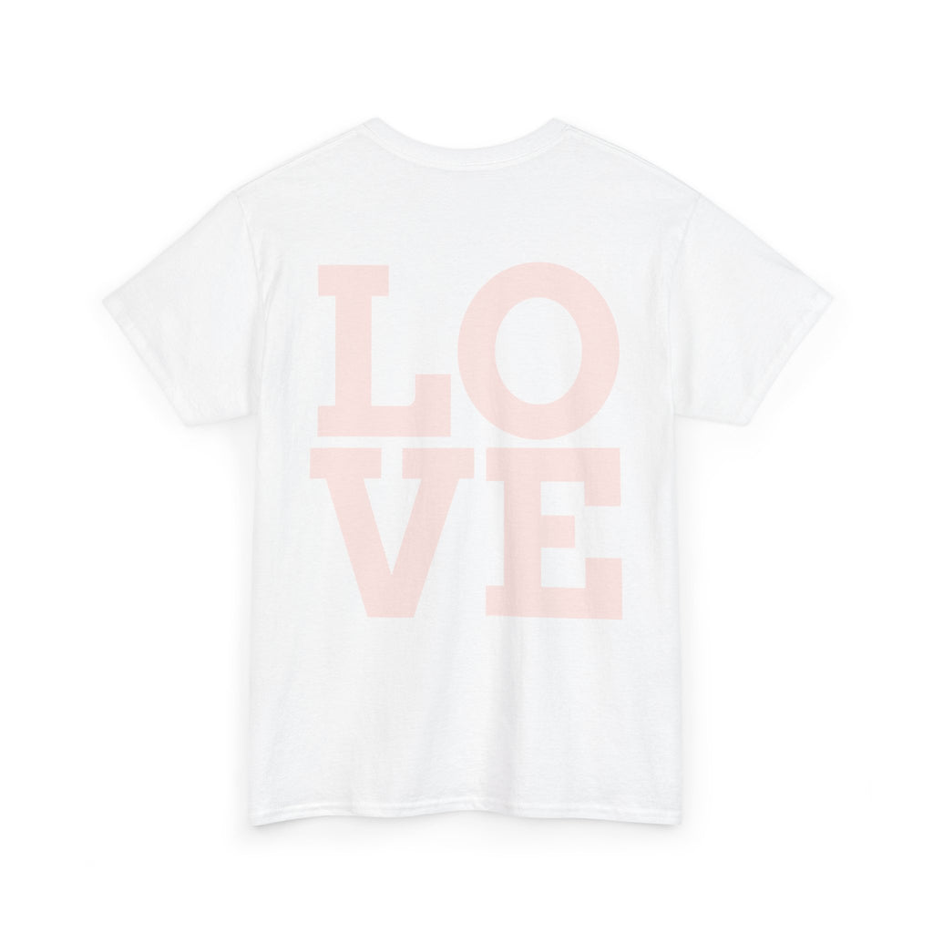 Pink Heart Cherries Tee  LOVE Graphic Valentine T-Shirt