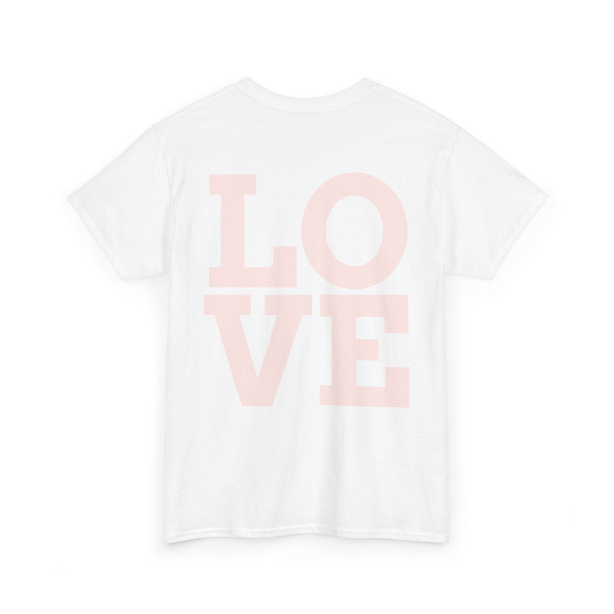 Pink Heart Cherries Tee  LOVE Graphic Valentine T-Shirt