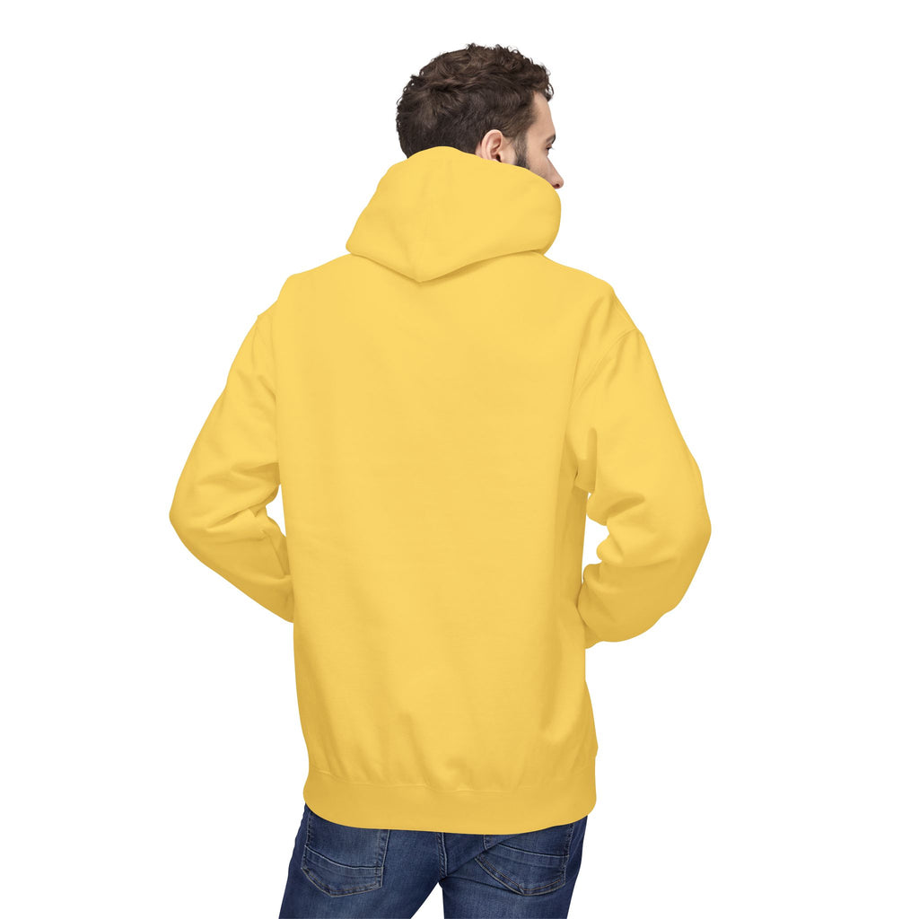 White Hoodie - "Caminas a pa'la desporta" Minimal Script Pullover