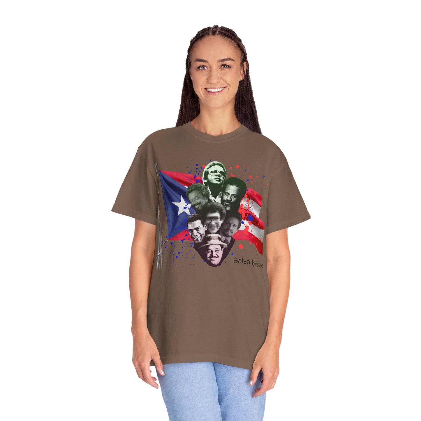 Salsa Brava T-Shirt, Vibrant Puerto Rican Pride Shirt, Gift for Salsa Lovers, Unisex Festival Tee, Caribbean Culture Apparel