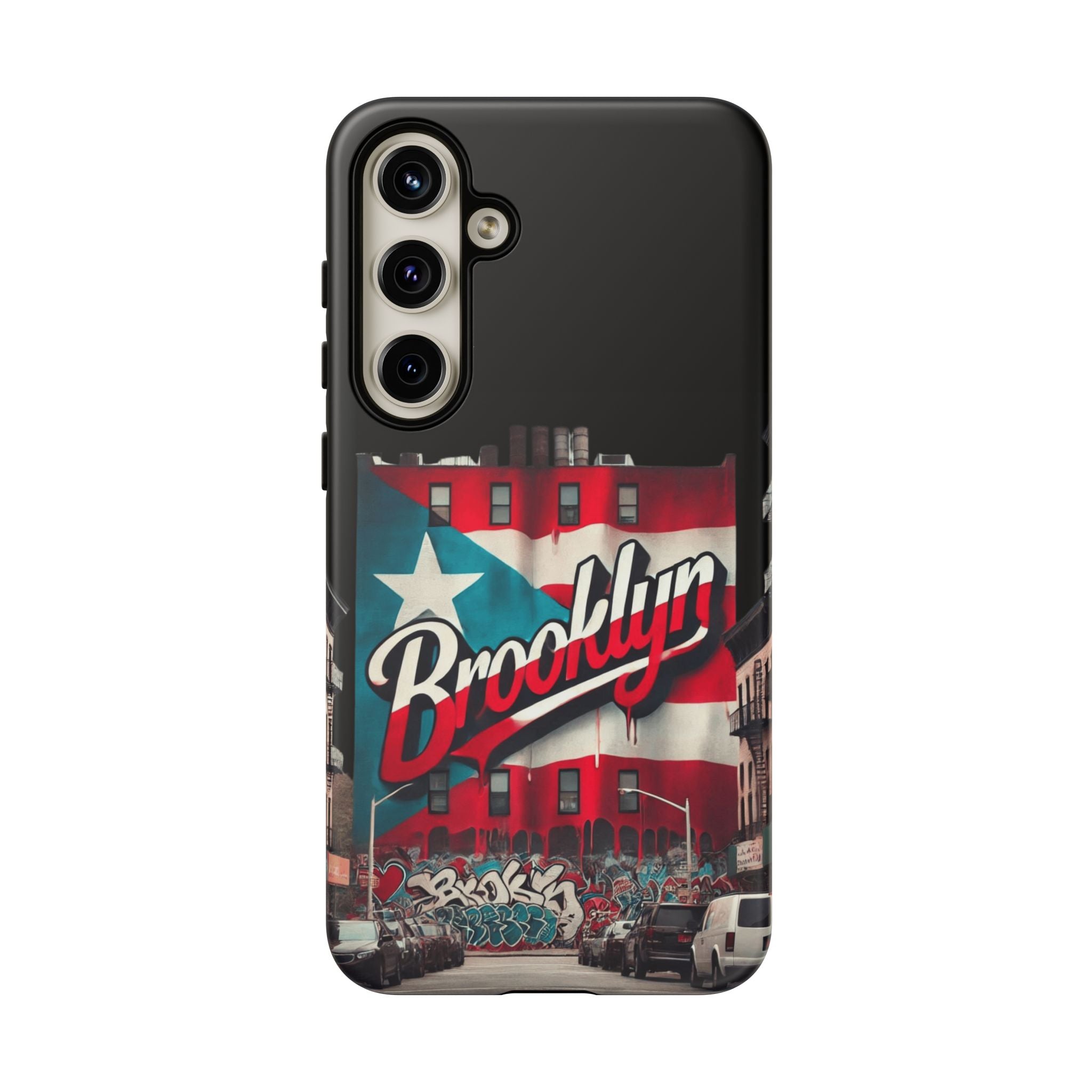 Brooklyn Street Art Phone Case  Urban Graffiti Protective Cover