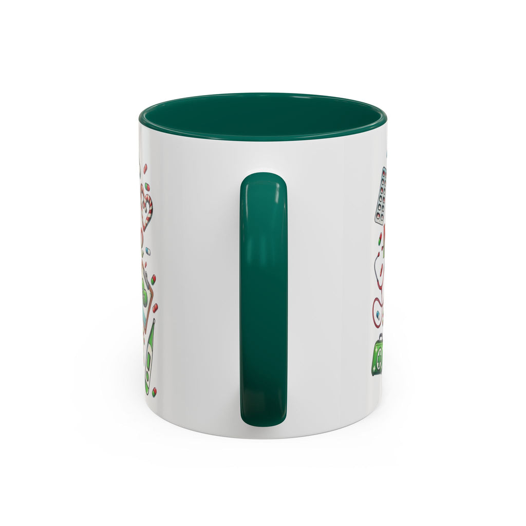 Nurse Elf Coffee Mug — Christmas Medical Holiday Gift (11oz & 15oz) Medical Christmas Mug