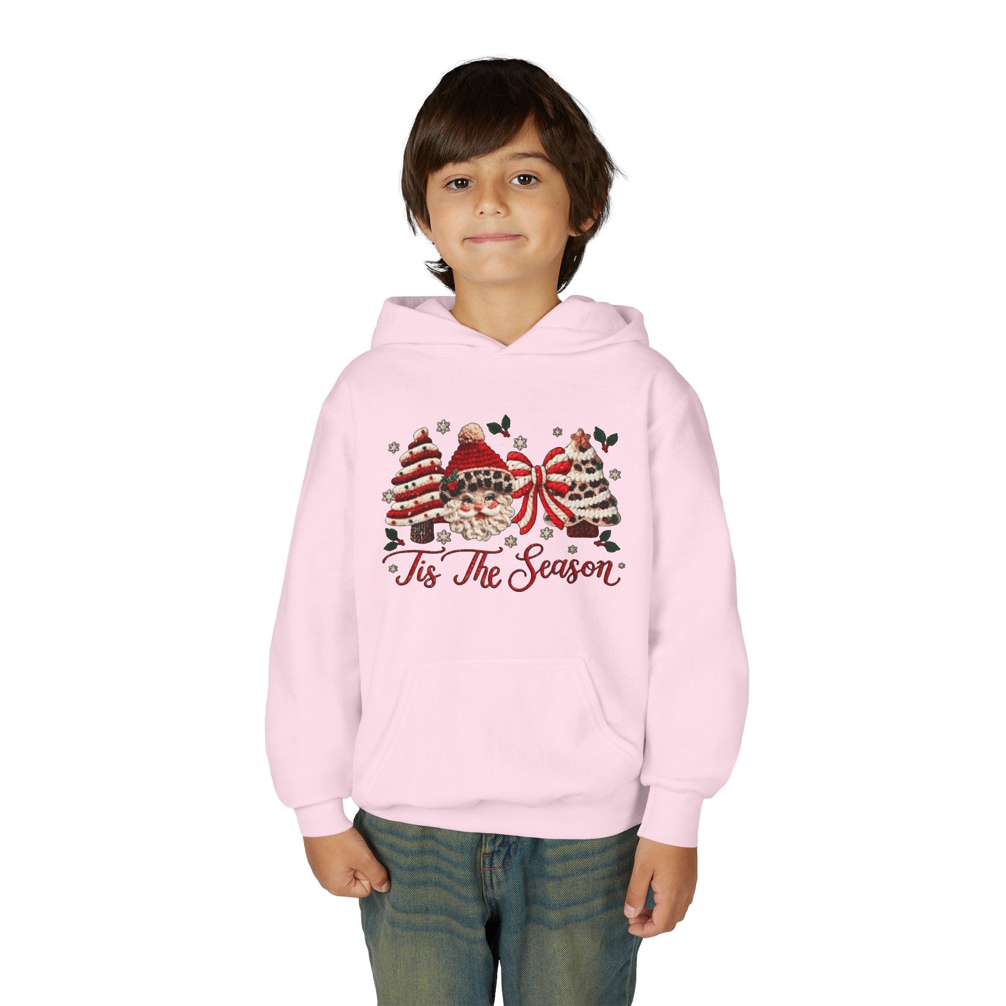 Youth Hoodie  Grinch Christmas Scene with 'Maybe Christmas' Quote