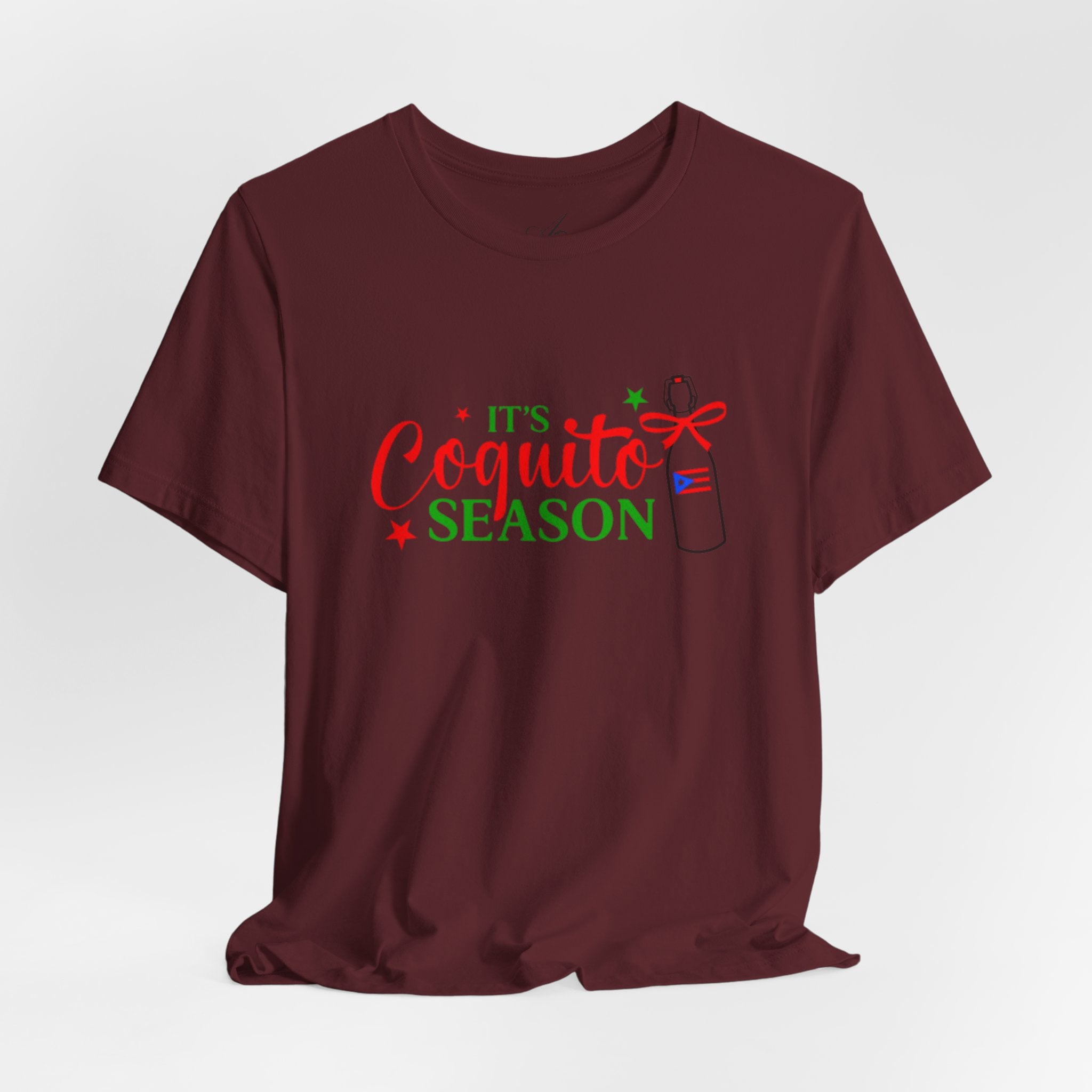 It's Coquito Season T-Shirt - Christmas Puerto Rican Holiday Cocktail Tee