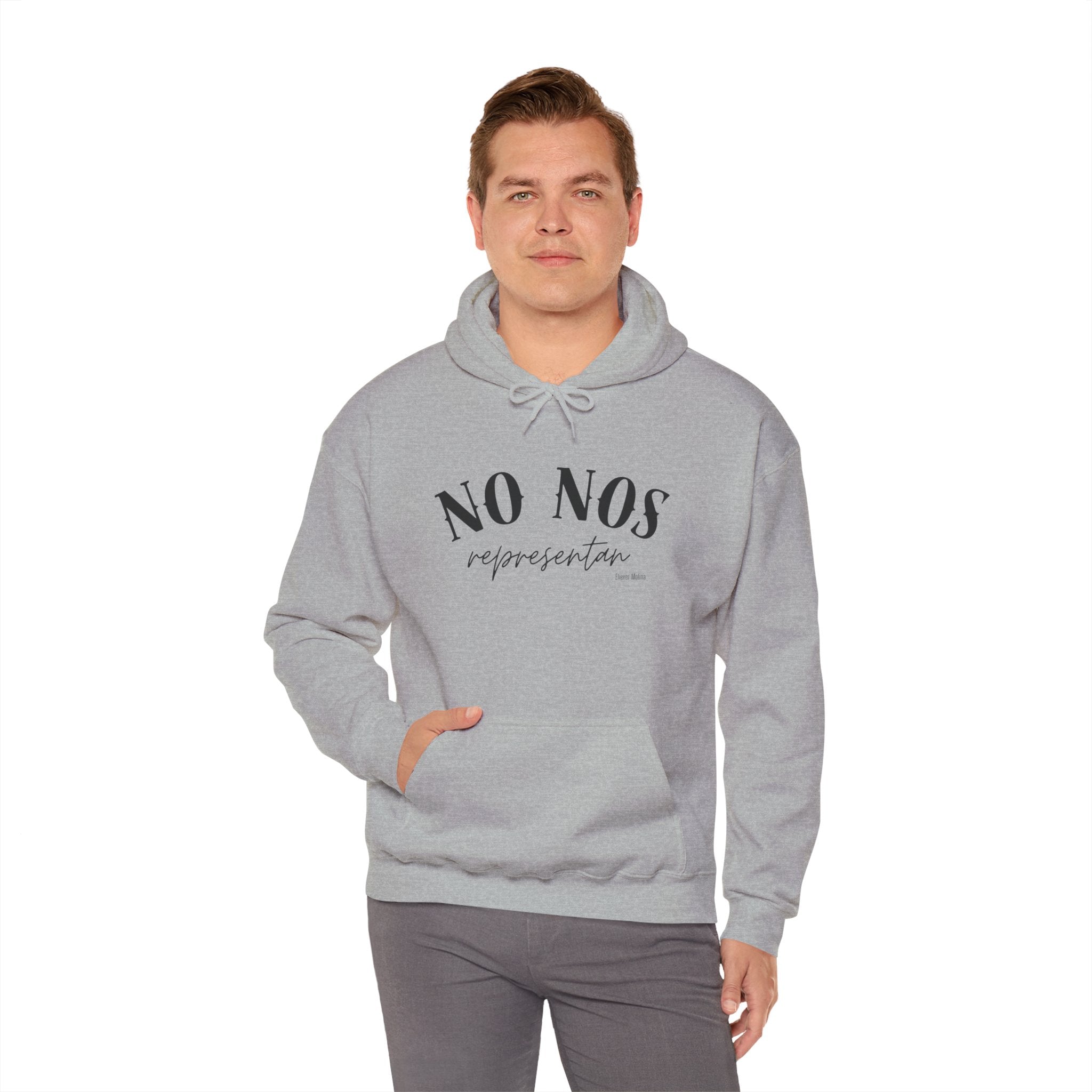 Puerto Rican Pride Hoodie  “No Nos representan” Front & Puñeta Flag Back
