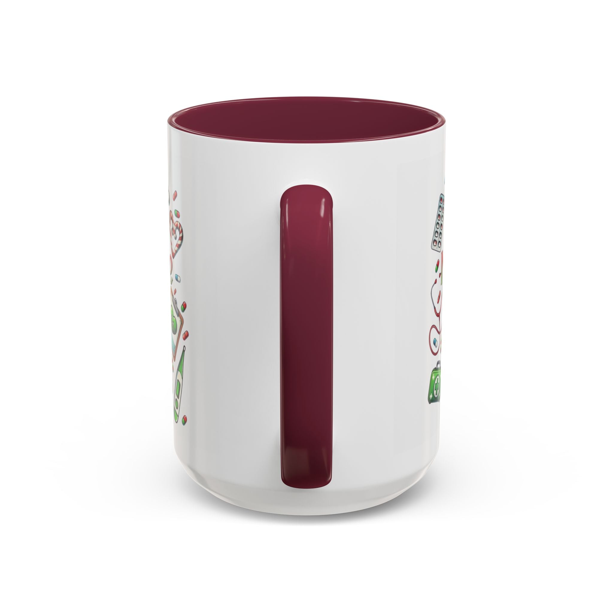 Nurse Elf Coffee Mug — Christmas Medical Holiday Gift (11oz & 15oz) Medical Christmas Mug