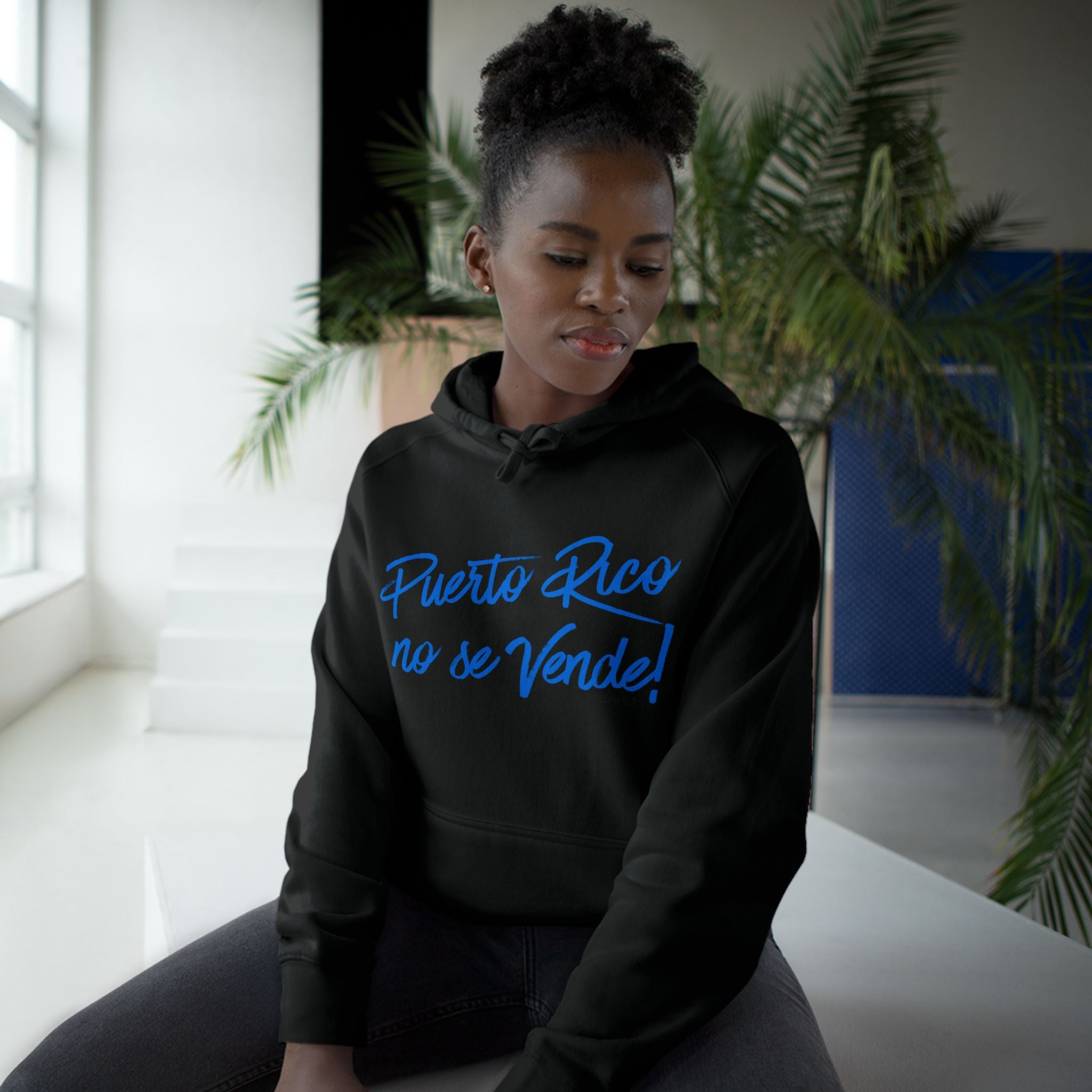 Hoodie  "Puerto Rico No Se Vende" Script Protest Pullover