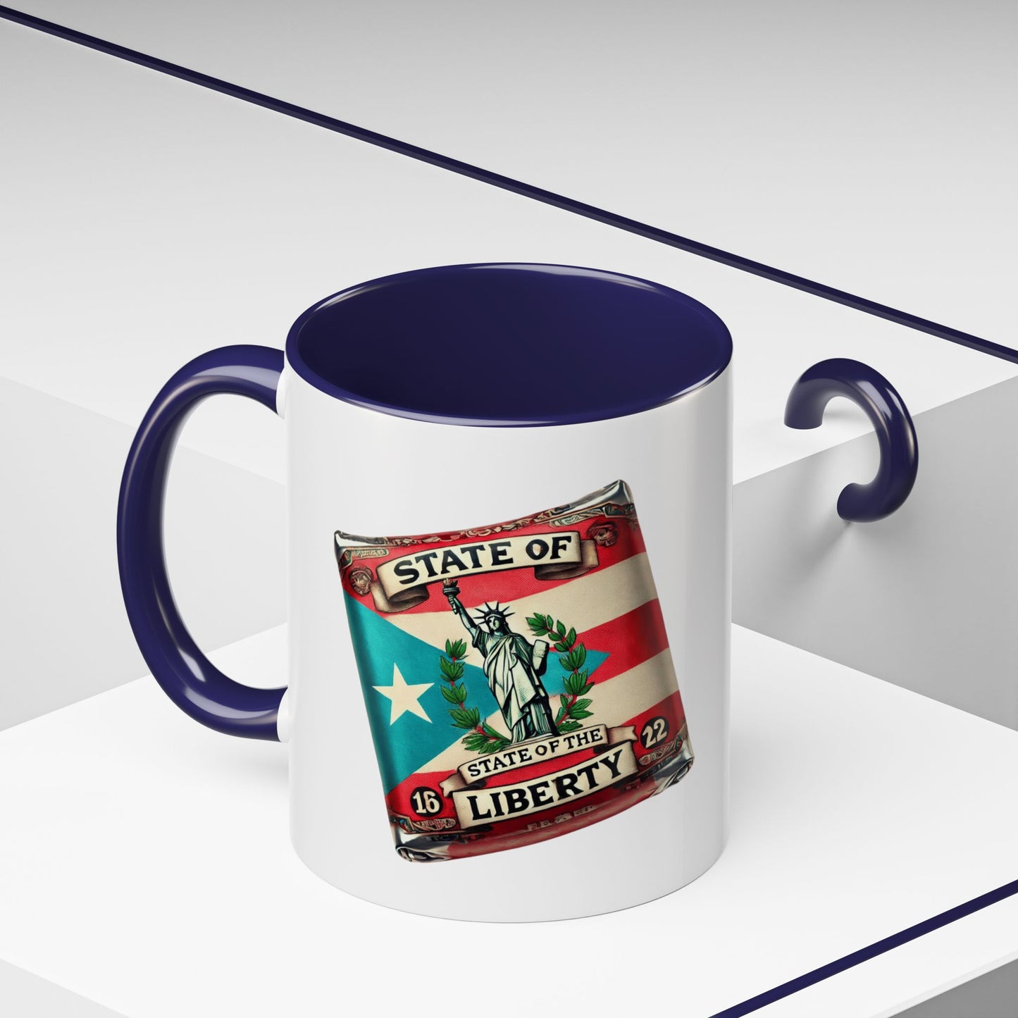 Puerto Rican Heritage Mugs with Unique Designs Accent Coffee Mug (11, 15oz)