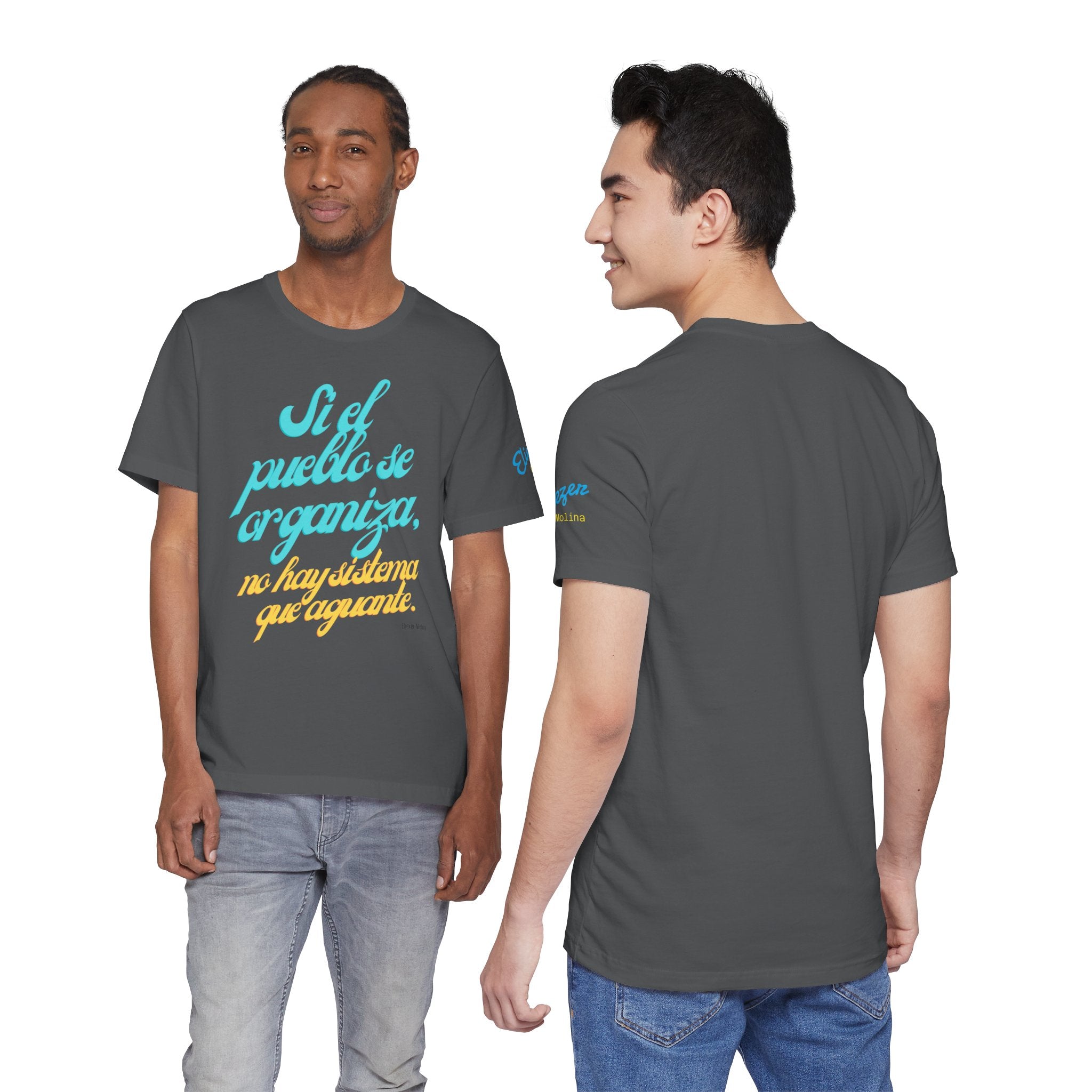 Spanish Script Tee  “Si el pueblo se organiza” Graphic T-Shirt