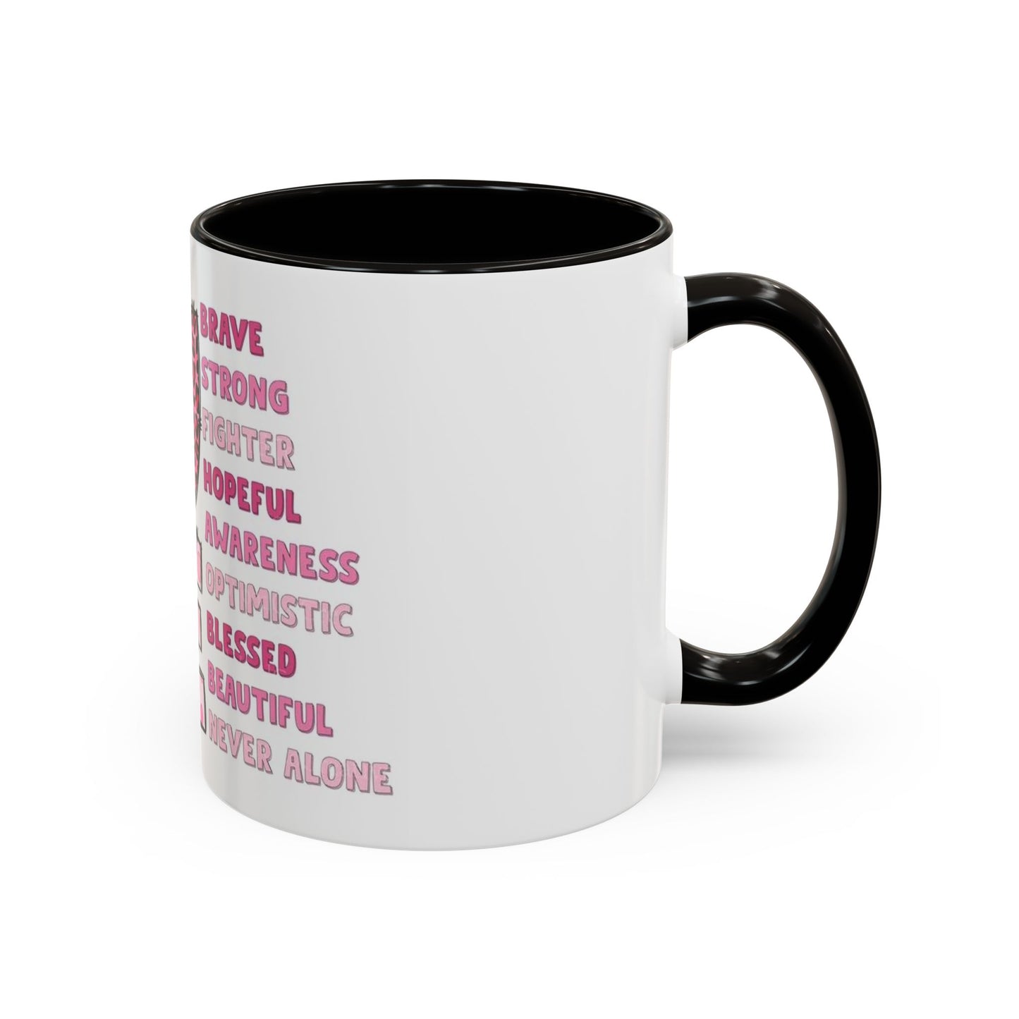 Cancer Hope Collection Empowering Inspirational Mug for Breast Cancer Awareness
