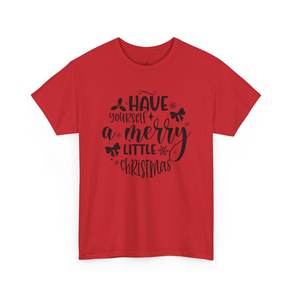 Merry Christmas Cotton Tee Holiday Graphic Tees & Cozy Festive Wear