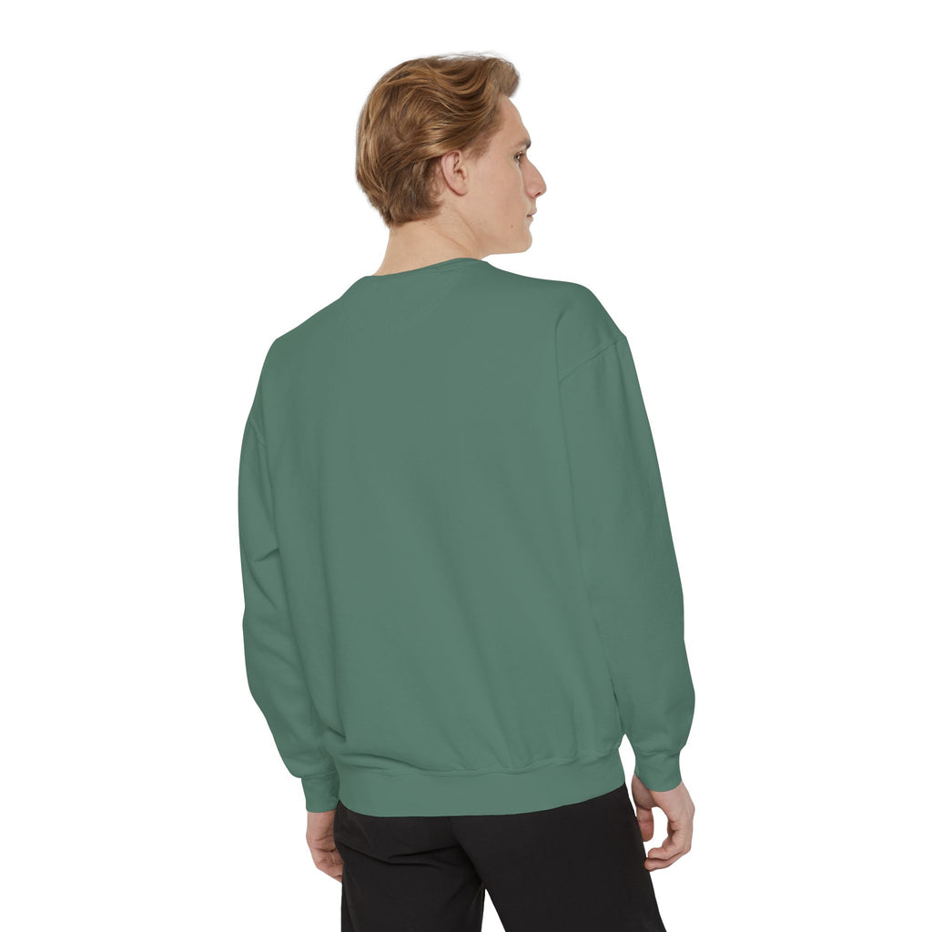 Friends-Inspired Unisex Garment-Dyed Sweatshirt, Cozy Casual Wear, Unique Graphic Sweatshirt, Perfect Gift, Everyday Style