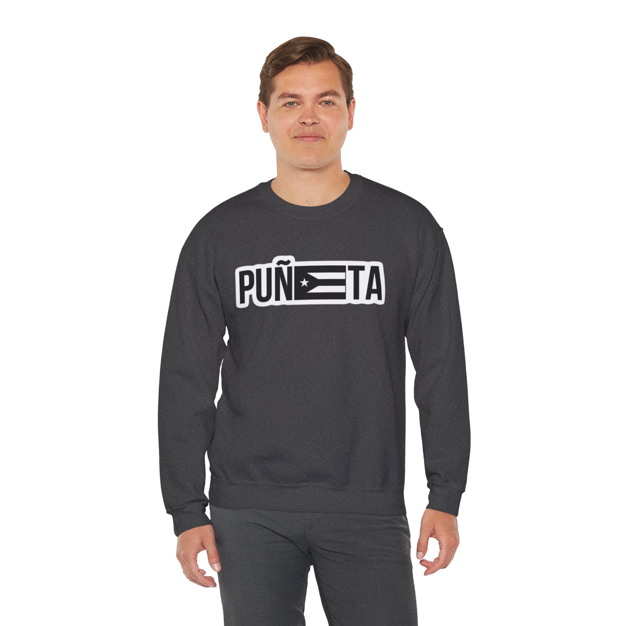 Puñeta Sweatshirt  Puerto Rican Flag Graphic Crewneck