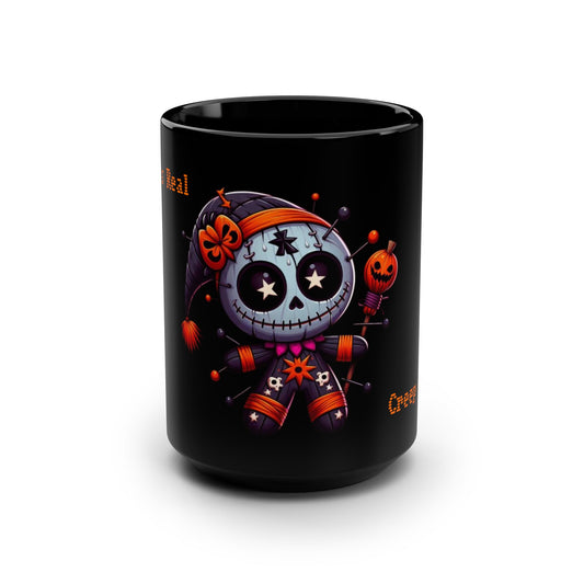 Wickedly Fun Halloween Mug Creepy Coffee Mug, Pumpkin Design, Goth Halloween Decor, Spooky Gift for Halloween Lovers