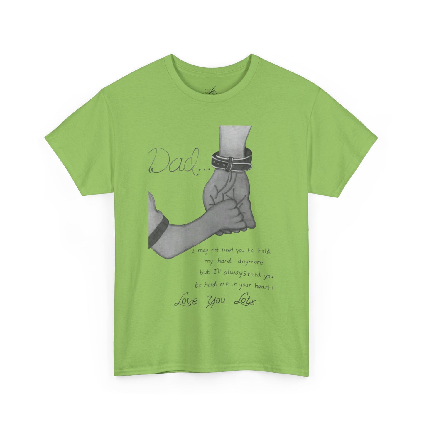 Heartfelt Dad Tee, Perfect Gift for Father's Day, Casual Wear, Family Bonding, Unisex Cotton Shirt, Thoughtful Keepsake