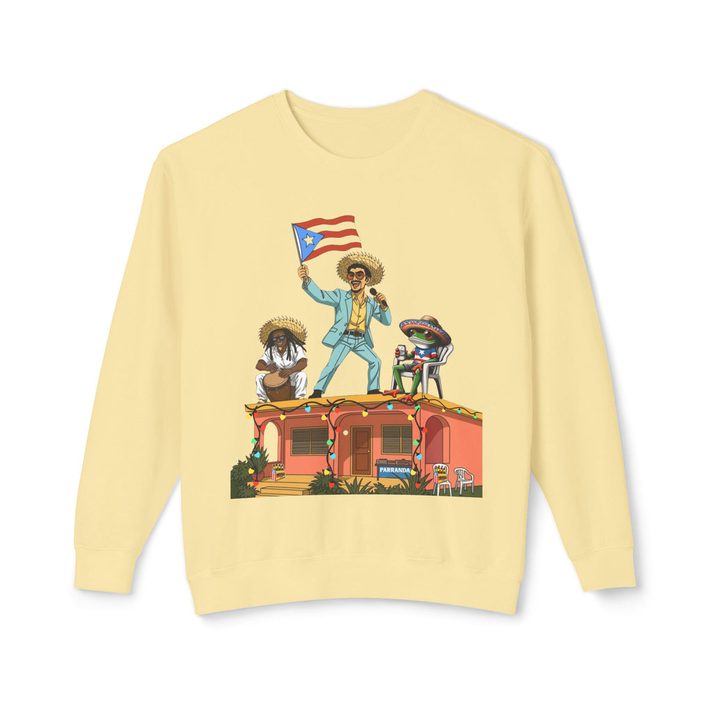 Puerto Rican Benito Parade Sweatshirt  Boricua De Pura Cepa Crewneck Puerto Rico Navidades