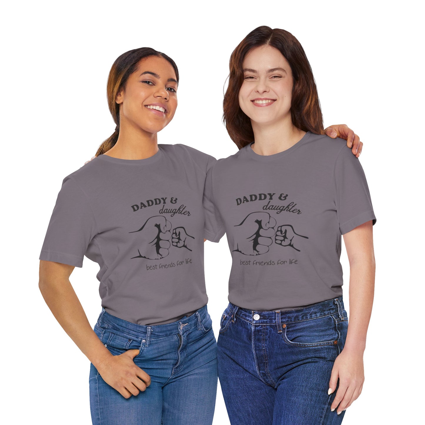 Daddy Daughter Best Friends Unisex Tee Fathers Day Gift, Family Matching Shirts, Kids & Dad Tee, Cute Parenting Apparel