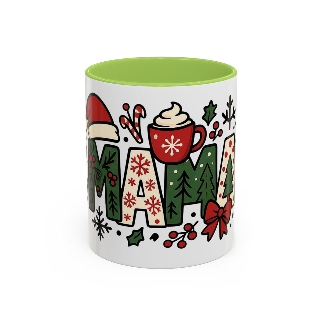 Mama Christmas Coffee Mug  Holiday Accent Mug (11/15oz) Christmas Mugs Collection!