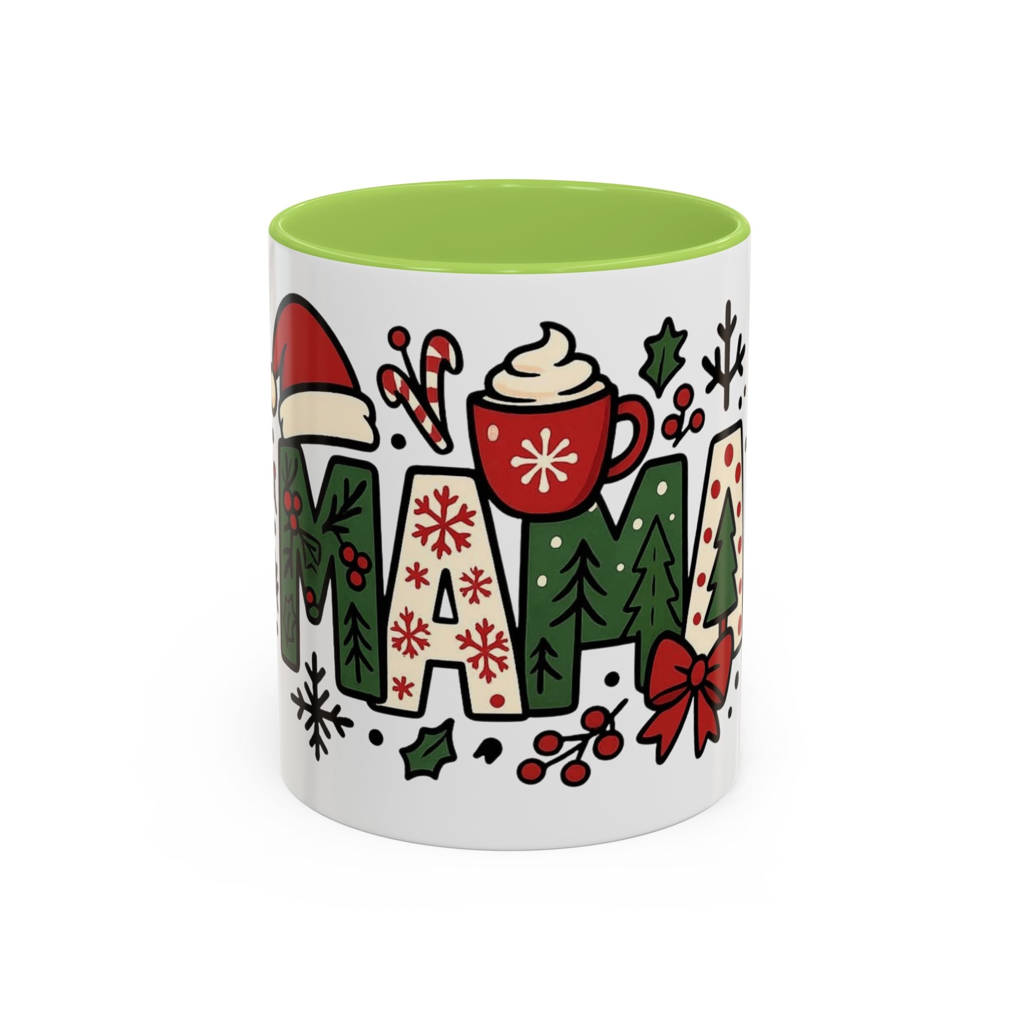 Mama Christmas Coffee Mug  Holiday Accent Mug (11/15oz) Christmas Mugs Collection!