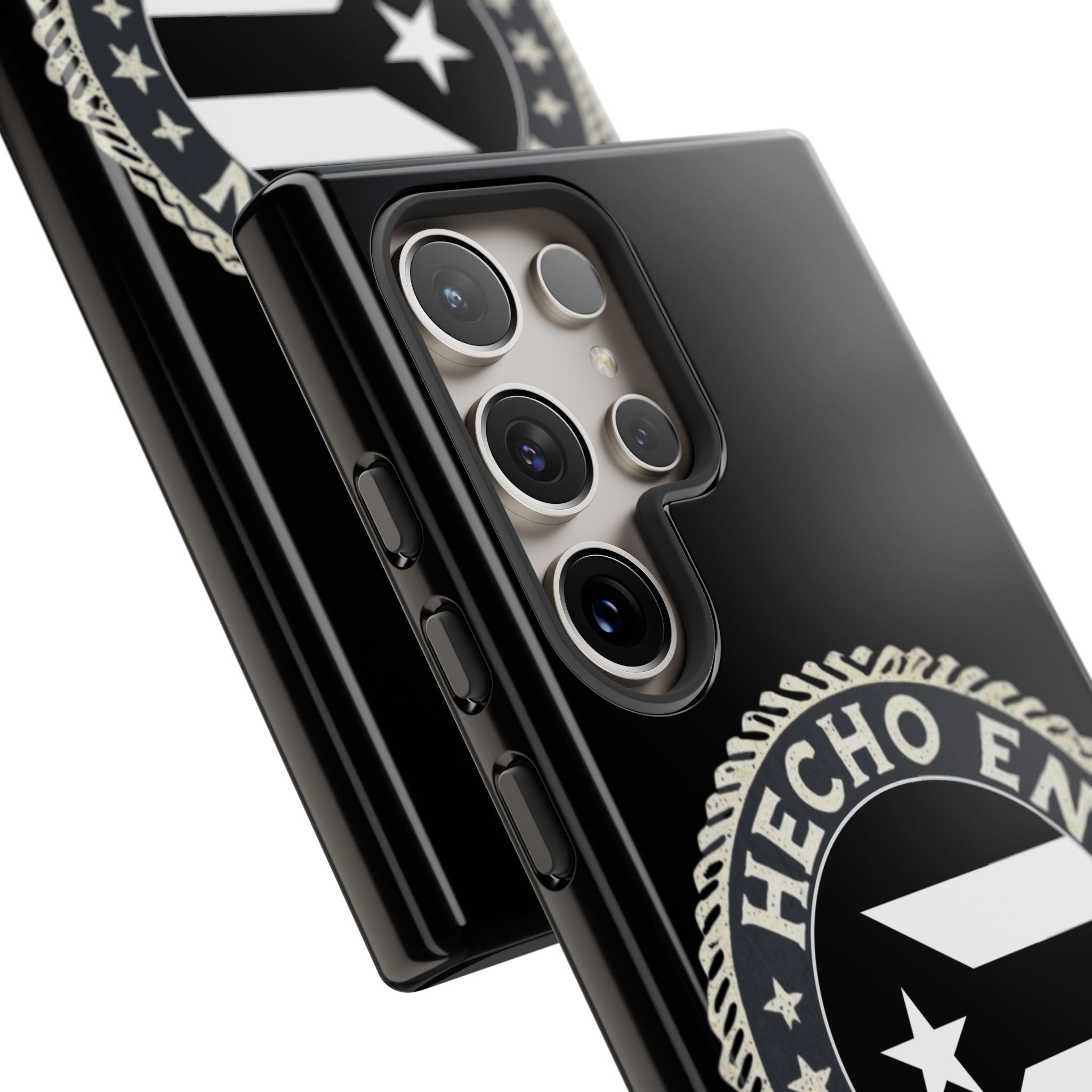Hecho en Puerto Rico Phone Case  Puerto Rican Flag Emblem Tough Protective Cover